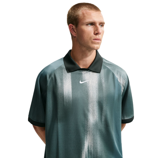 Nike Dri-Fit Jacquard Jersey Top - Men's - Green/Silver