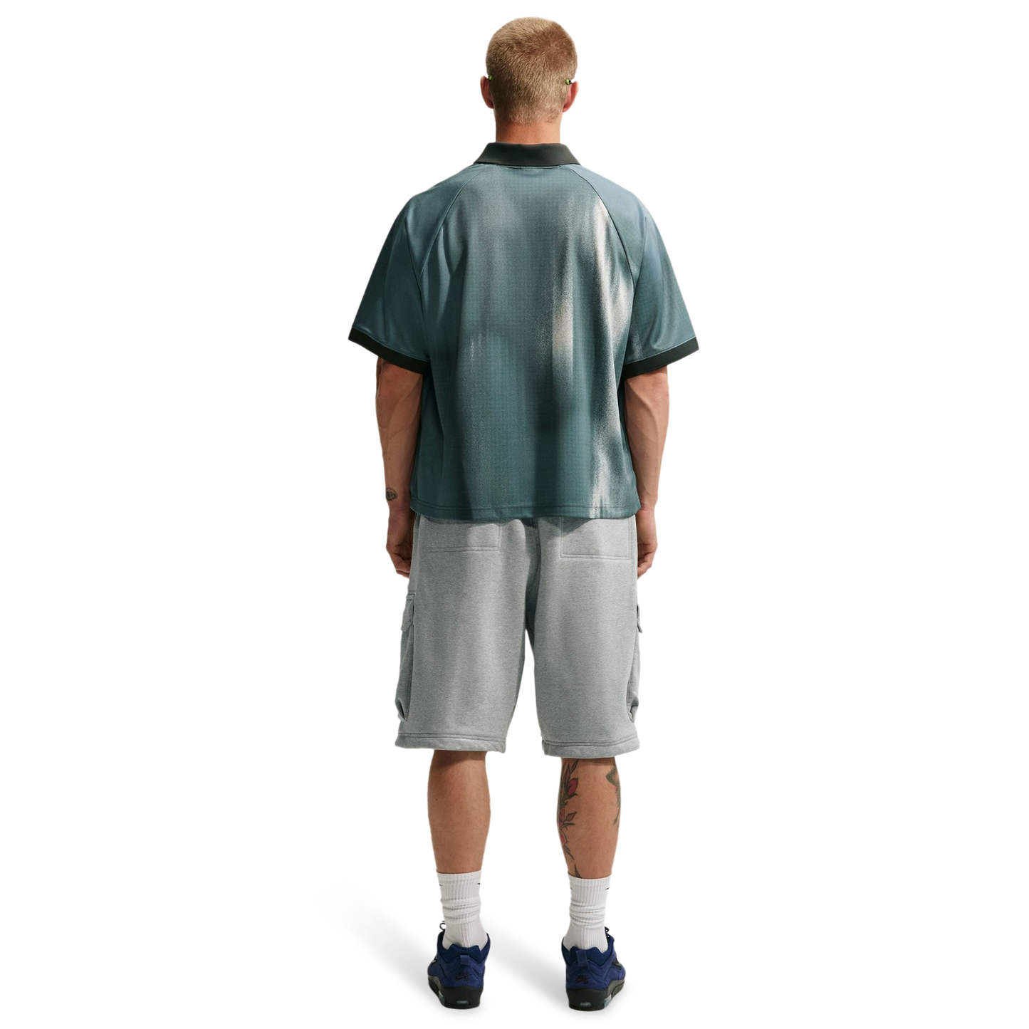 Nike Dri-Fit Jacquard Jersey Top - Men's - Green/Silver