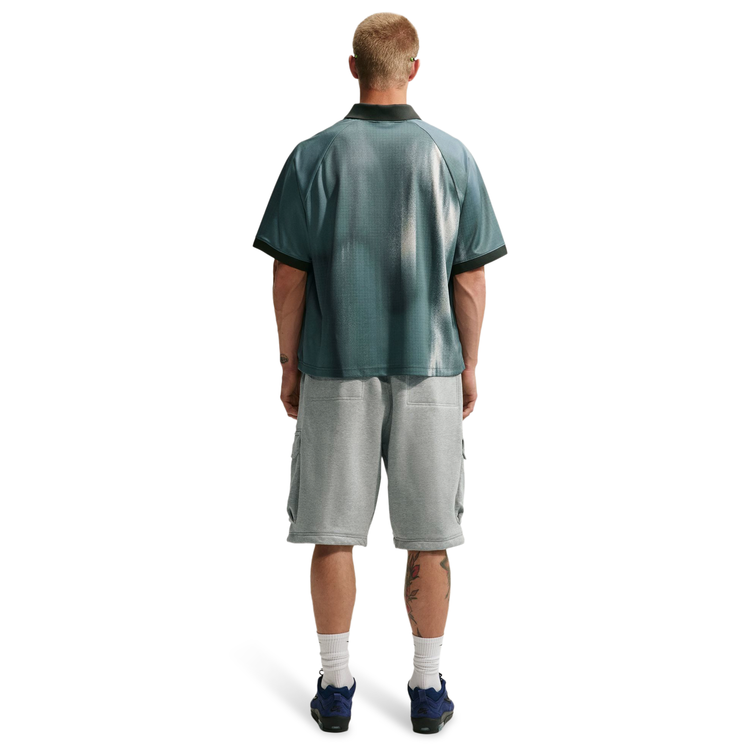 Nike Dri-Fit Jacquard Jersey Top - Men's - Green/Silver