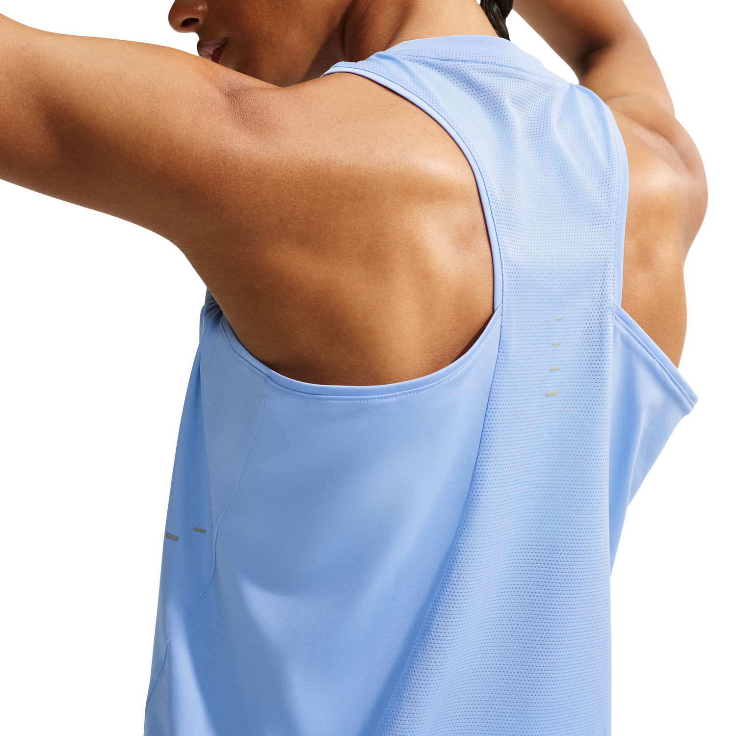 Nike Swift Dri-FIT Standard Tank - Women's - Aluminum/Reflective Silv