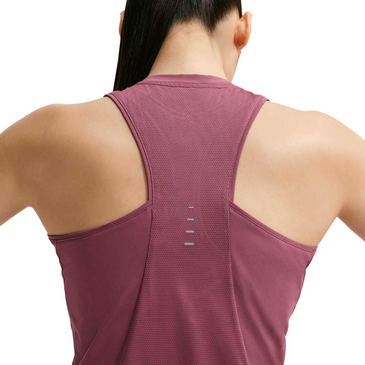 Nike Swift Dri-FIT Standard Tank - Women's - Pink Smoke/Reflective Silv