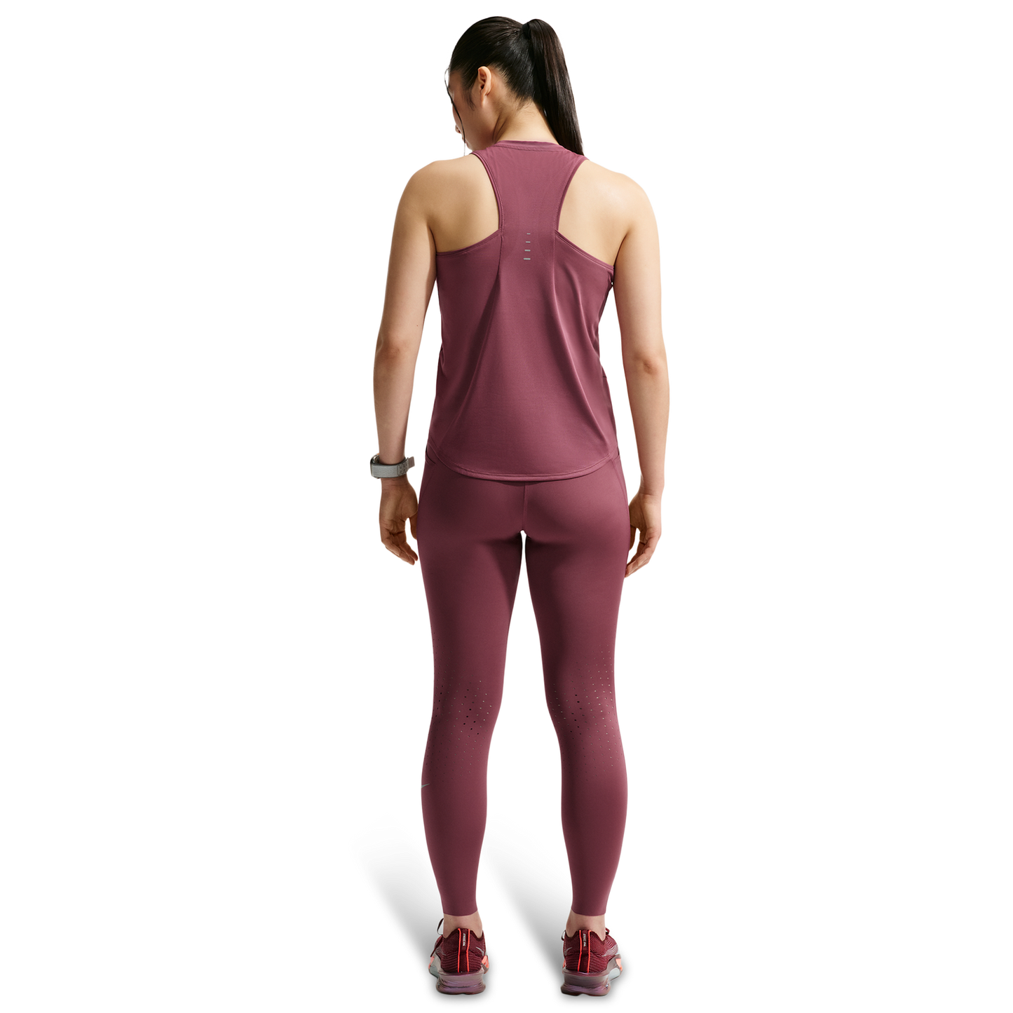 Nike Swift Dri-FIT Standard Tank - Women's - Pink Smoke/Reflective Silv