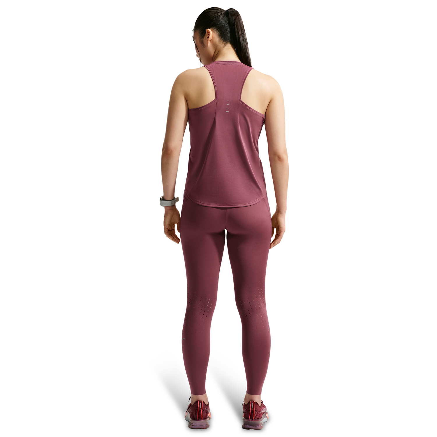 Nike Swift Dri-FIT Standard Tank - Women's - Pink Smoke/Reflective Silv