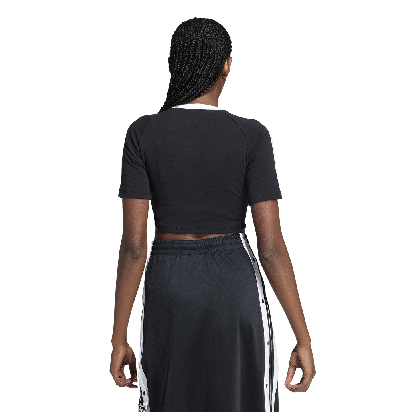 adidas Originals 3 Stripe Baby T-Shirt - Women's - Black/White (IU2532)