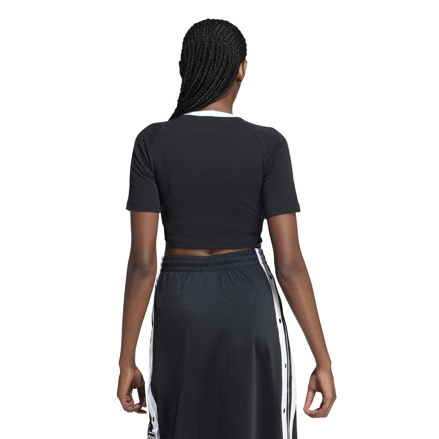 adidas Originals 3 Stripe Baby T-Shirt - Women's - Black/White (IU2532)