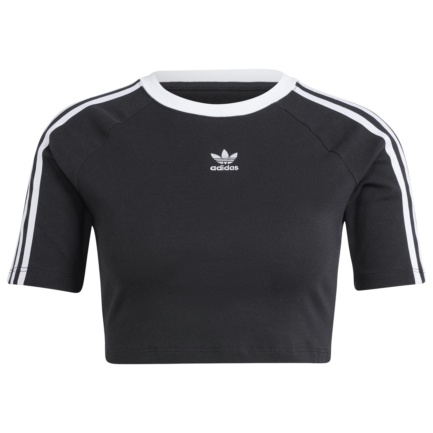 adidas Originals 3 Stripe Baby T-Shirt - Women's - Black/White (IU2532)