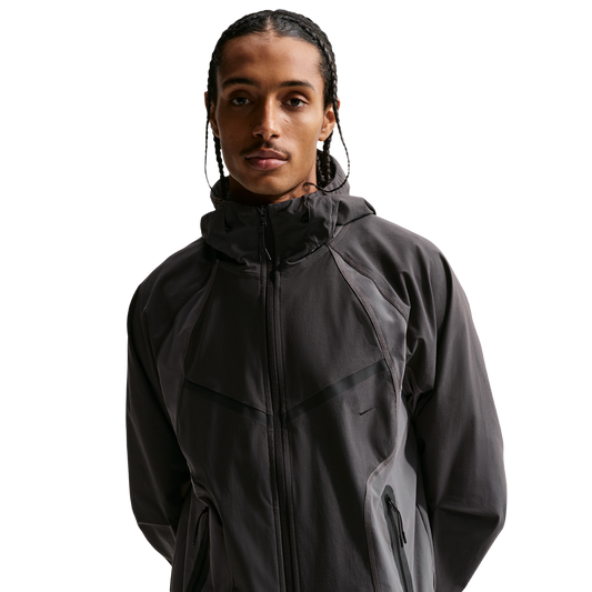Nike Tech Drifit Woven CB FZ Windrunner Jacket - Men's - Iron Grey/Anthracite/Black