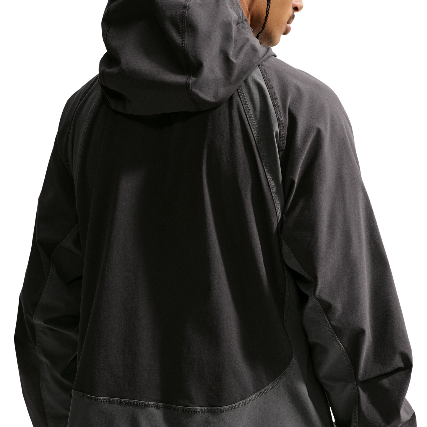 Nike Tech Drifit Woven CB FZ Windrunner Jacket - Men's - Iron Grey/Anthracite/Black