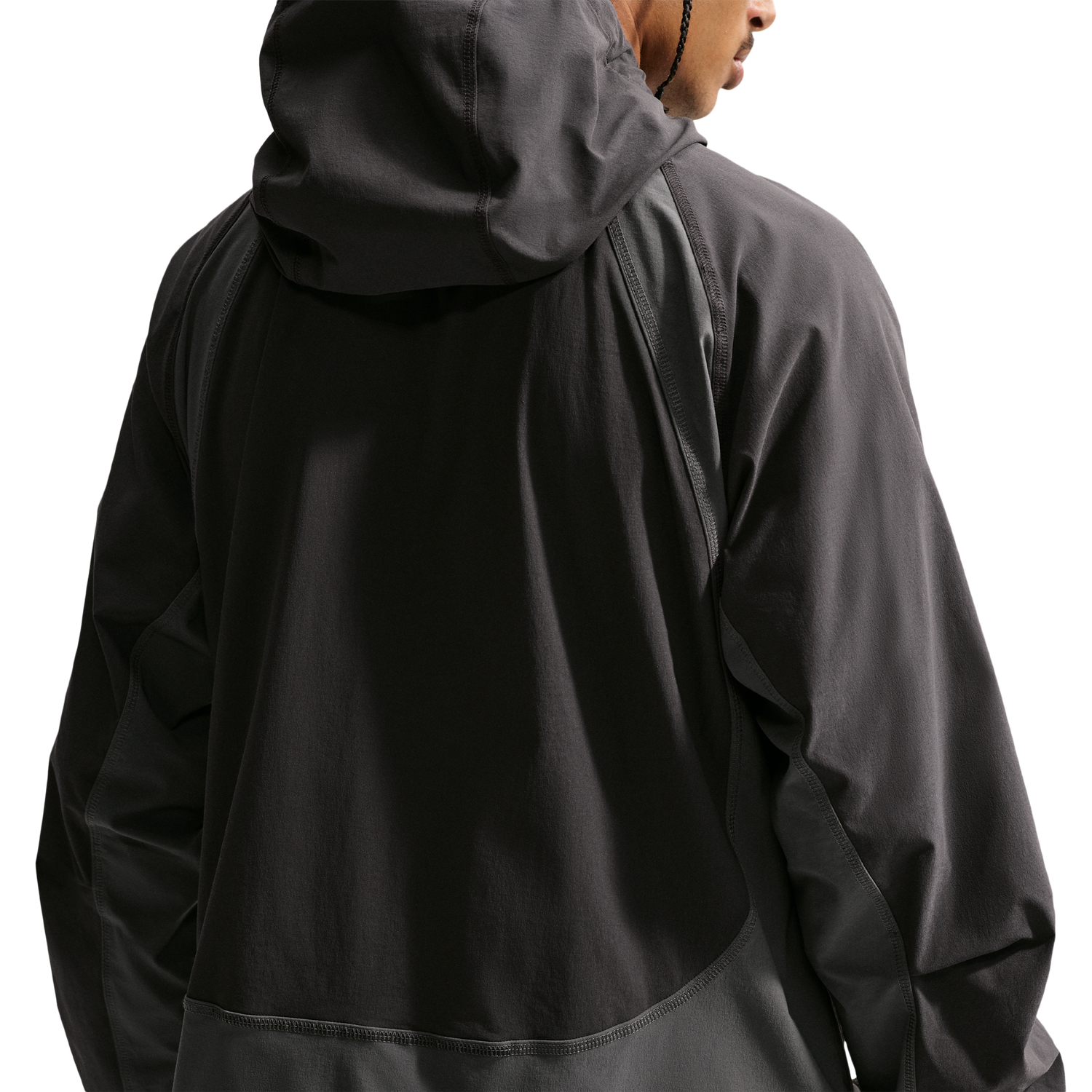 Nike Tech Drifit Woven CB FZ Windrunner Jacket - Men's - Iron Grey/Anthracite/Black