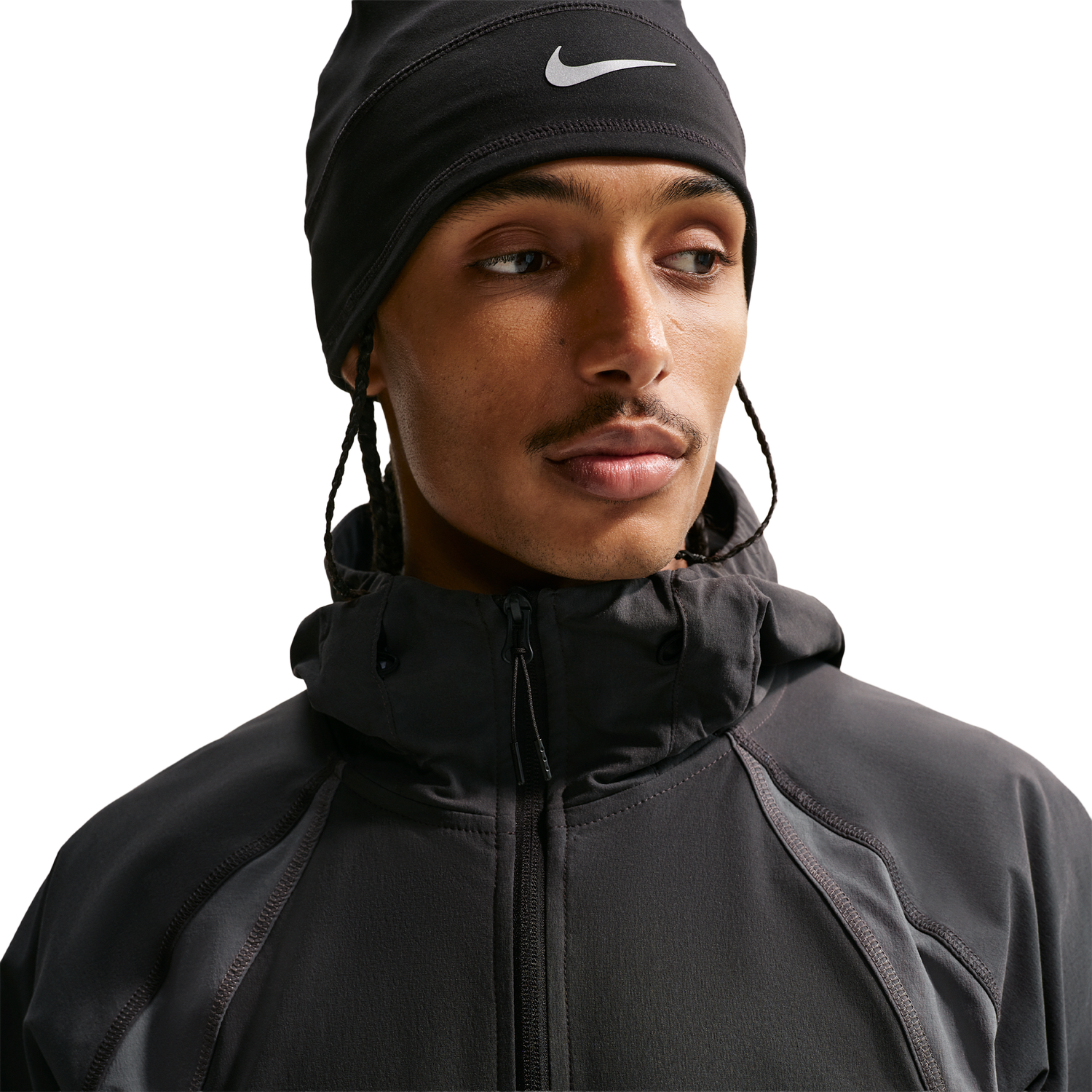 Nike Tech Drifit Woven CB FZ Windrunner Jacket - Men's - Iron Grey/Anthracite/Black