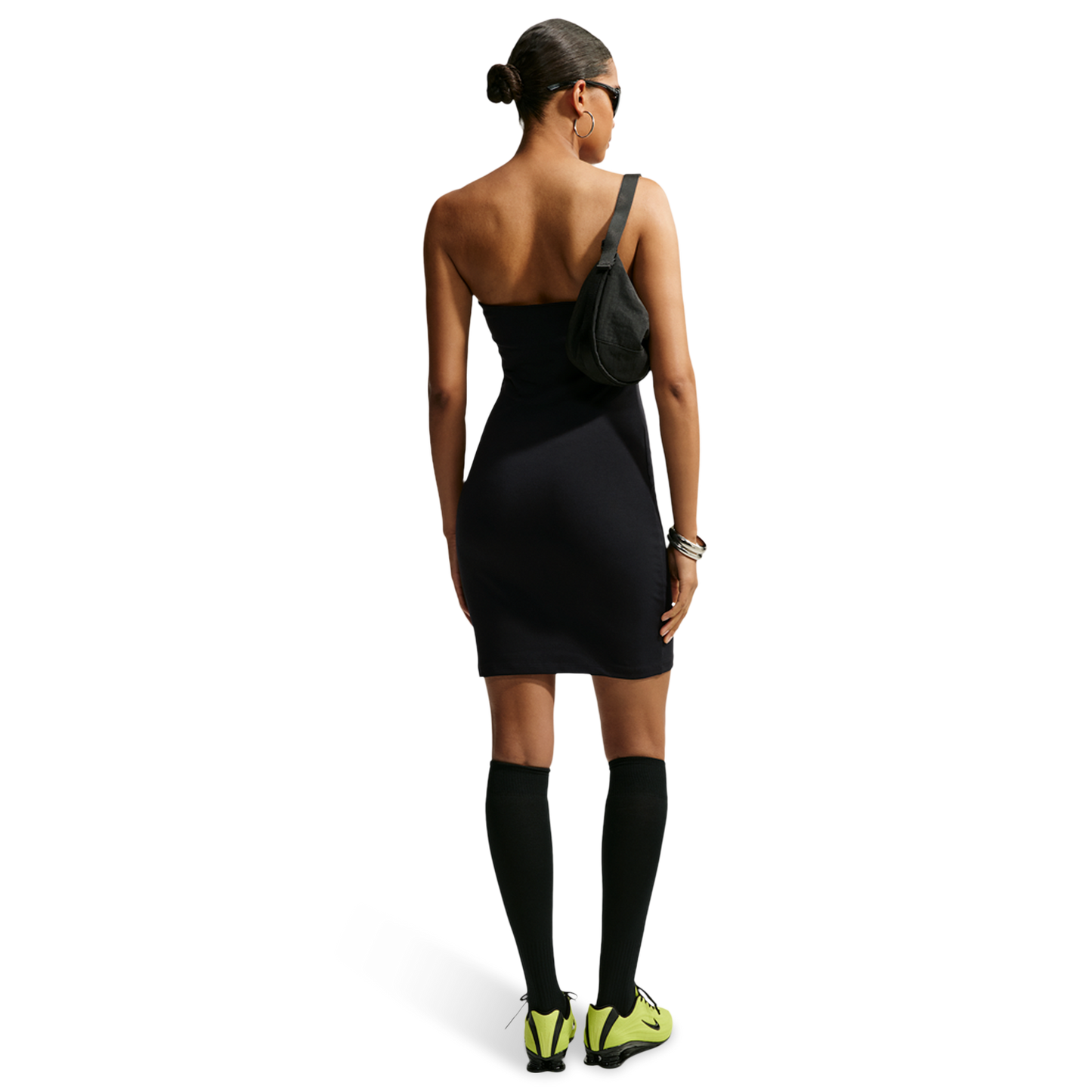 Nike Street Tube Dress - Women's - Black/Metallic Silver