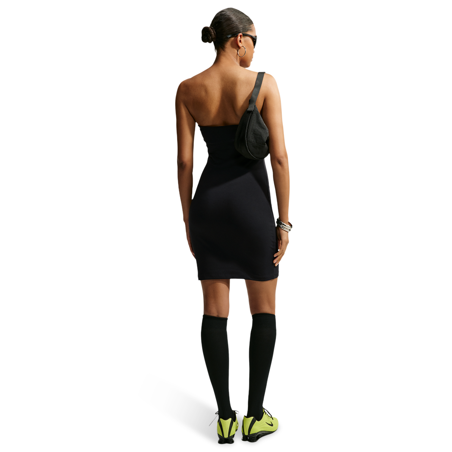 Nike Street Tube Dress - Women's - Black/Metallic Silver