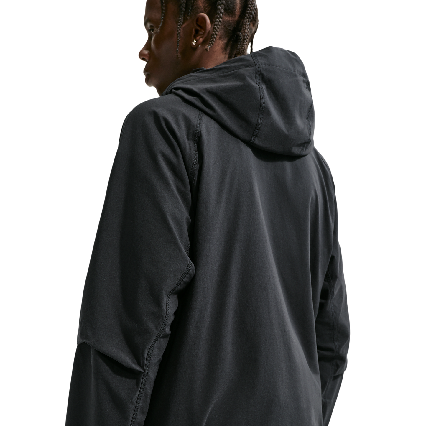 Nike Drifit Tech Woven Windrunner FZ Jacket - Men's - Black/Black/Black