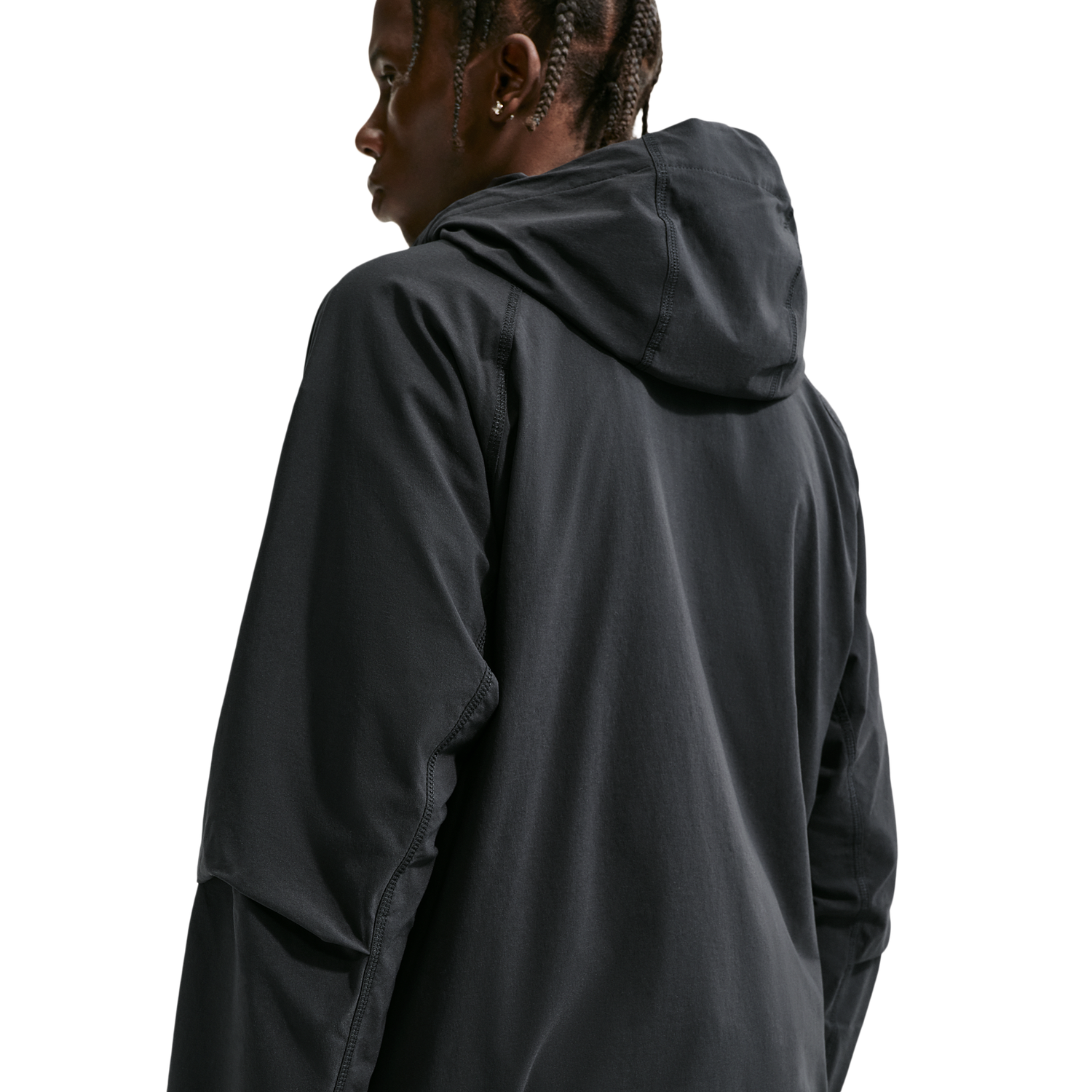 Nike Drifit Tech Woven Windrunner FZ Jacket - Men's - Black/Black/Black