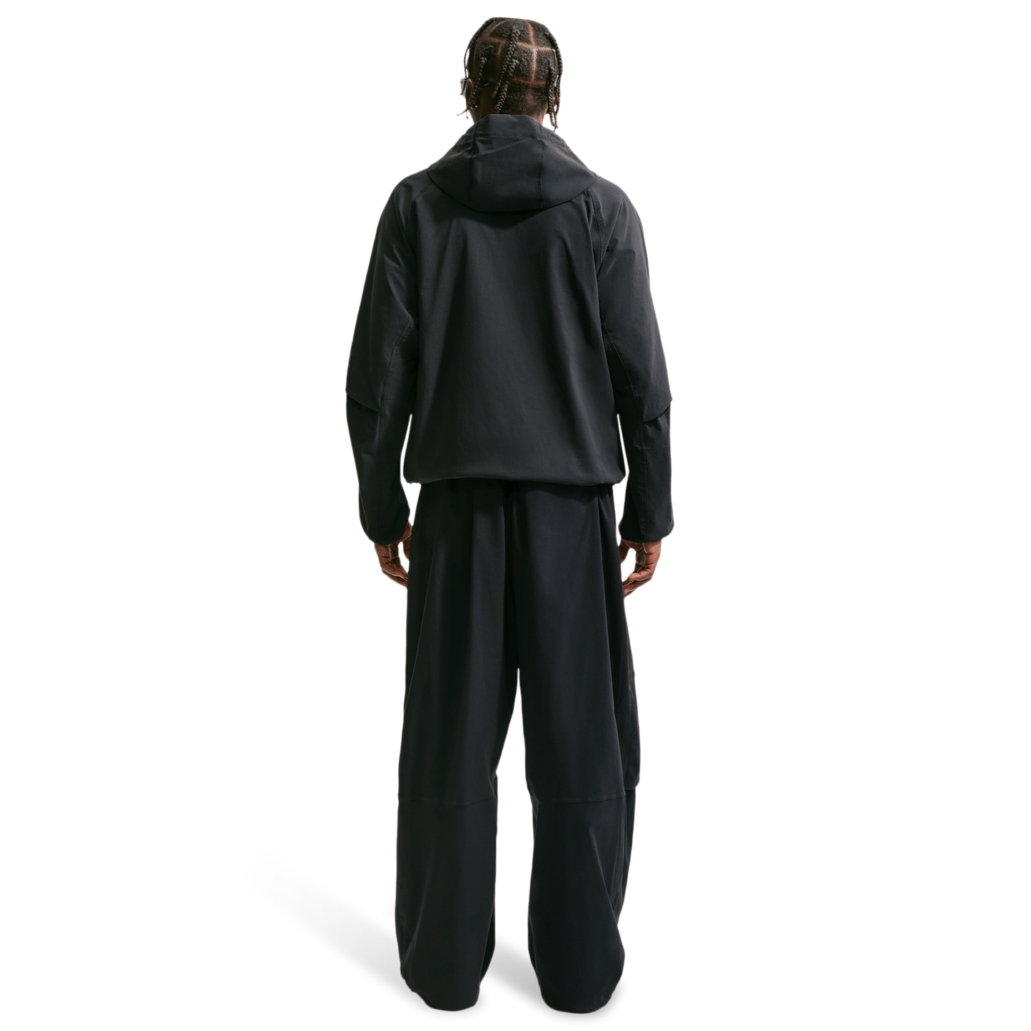 Nike Drifit Tech Woven Windrunner FZ Jacket - Men's - Black/Black/Black