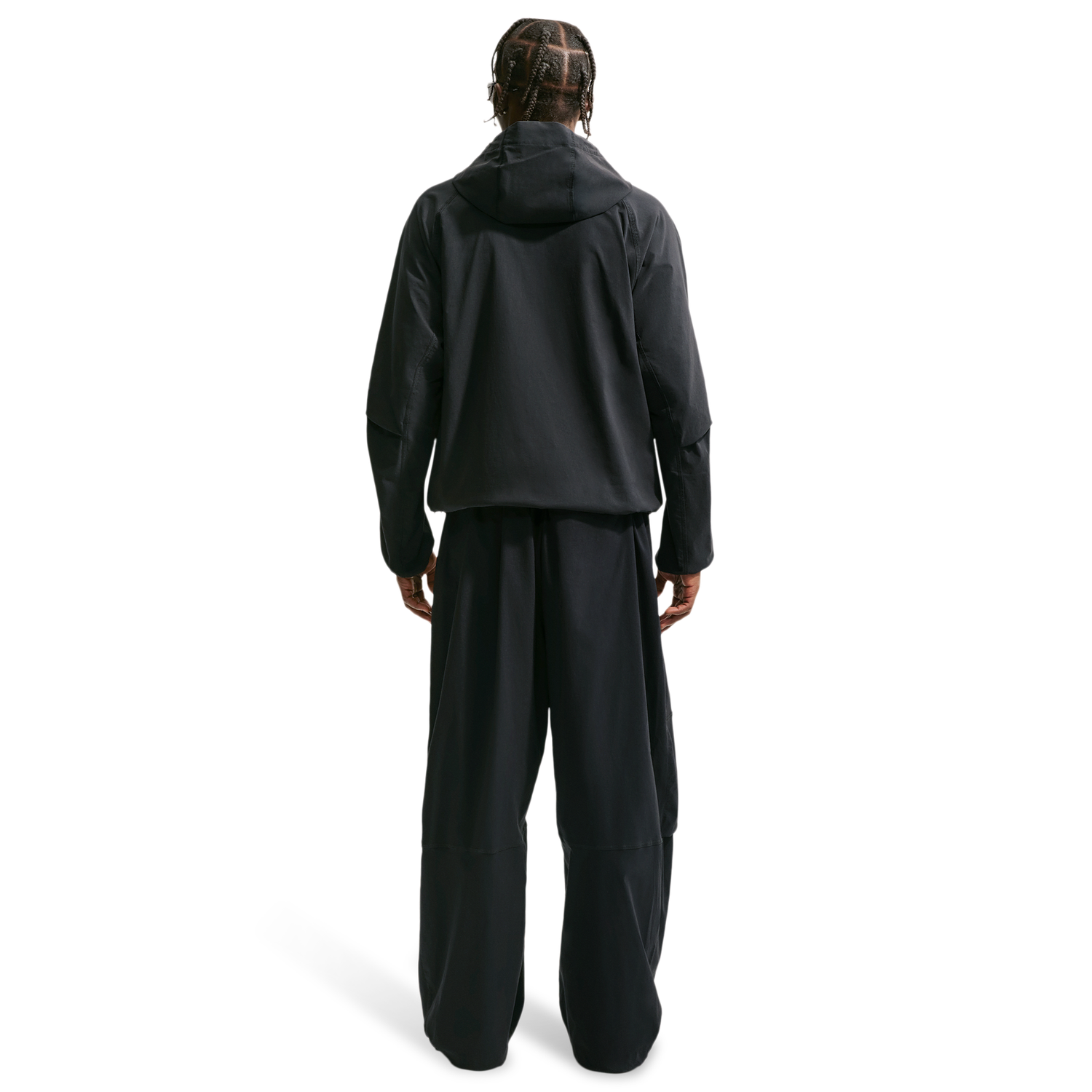 Nike Drifit Tech Woven Windrunner FZ Jacket - Men's - Black/Black/Black