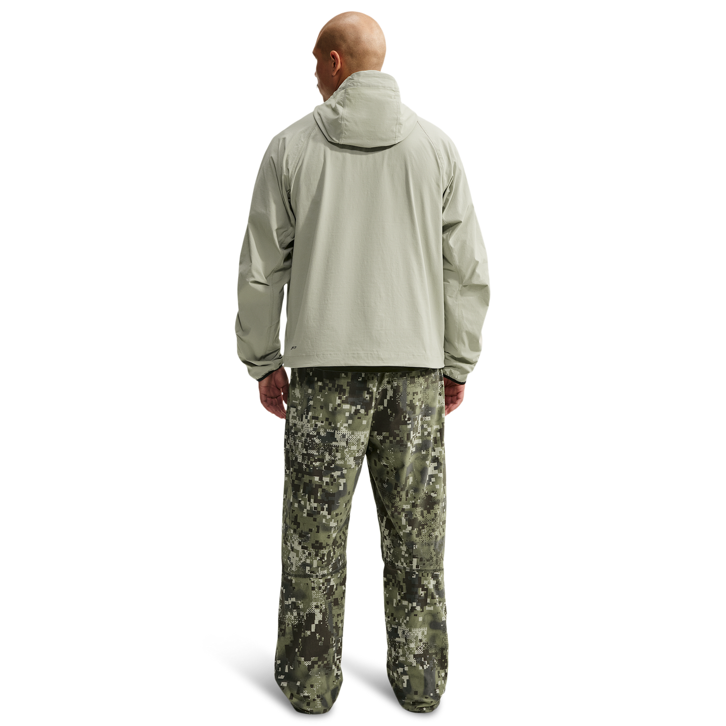 Nike Drifit Tech Woven Windrunner FZ Jacket - Men's - Spruce Fog/Spruce Fog/Barely Volt