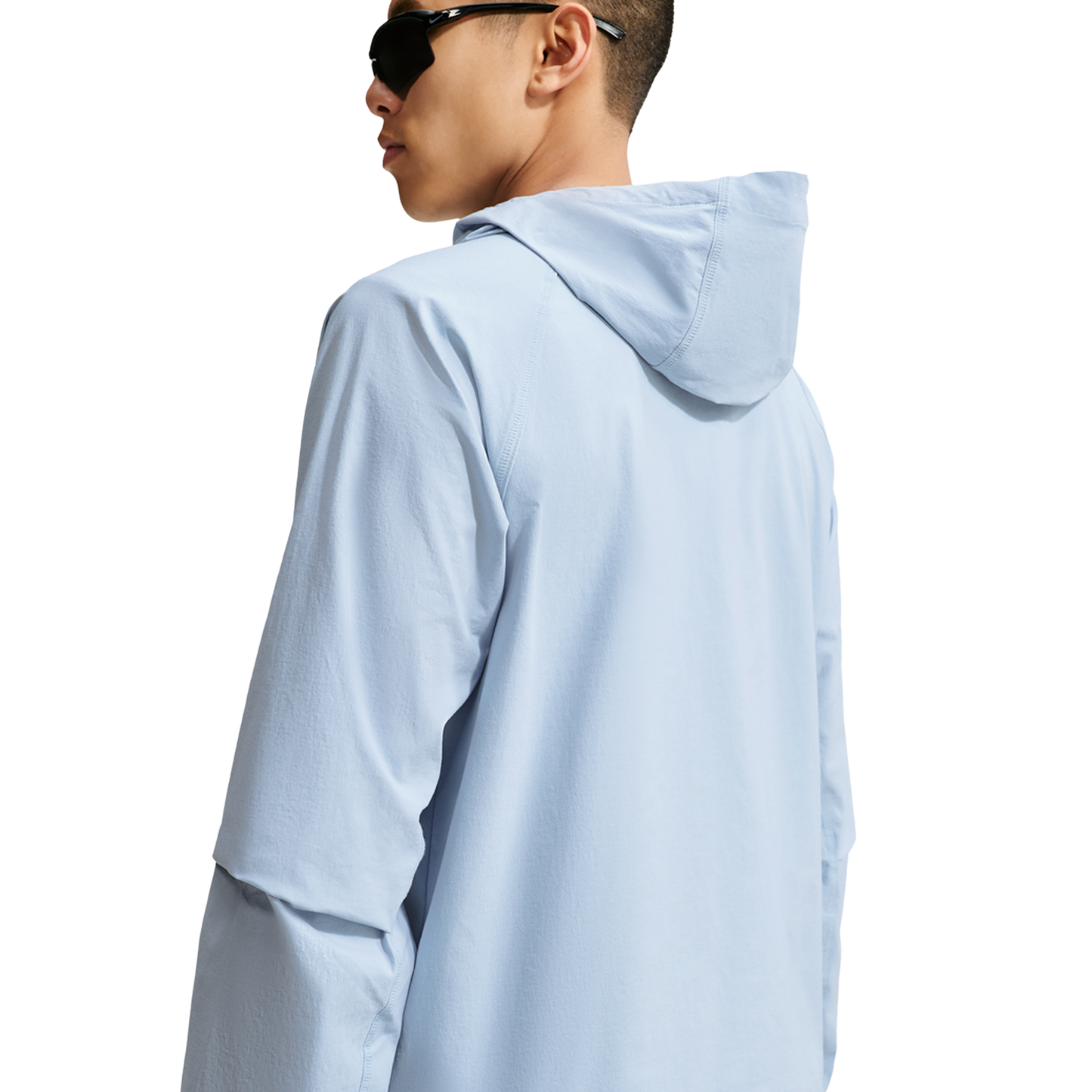 Nike Drifit Tech Woven Windrunner FZ Jacket - Men's - Light Armory Blue/Light Armory Blue/Black