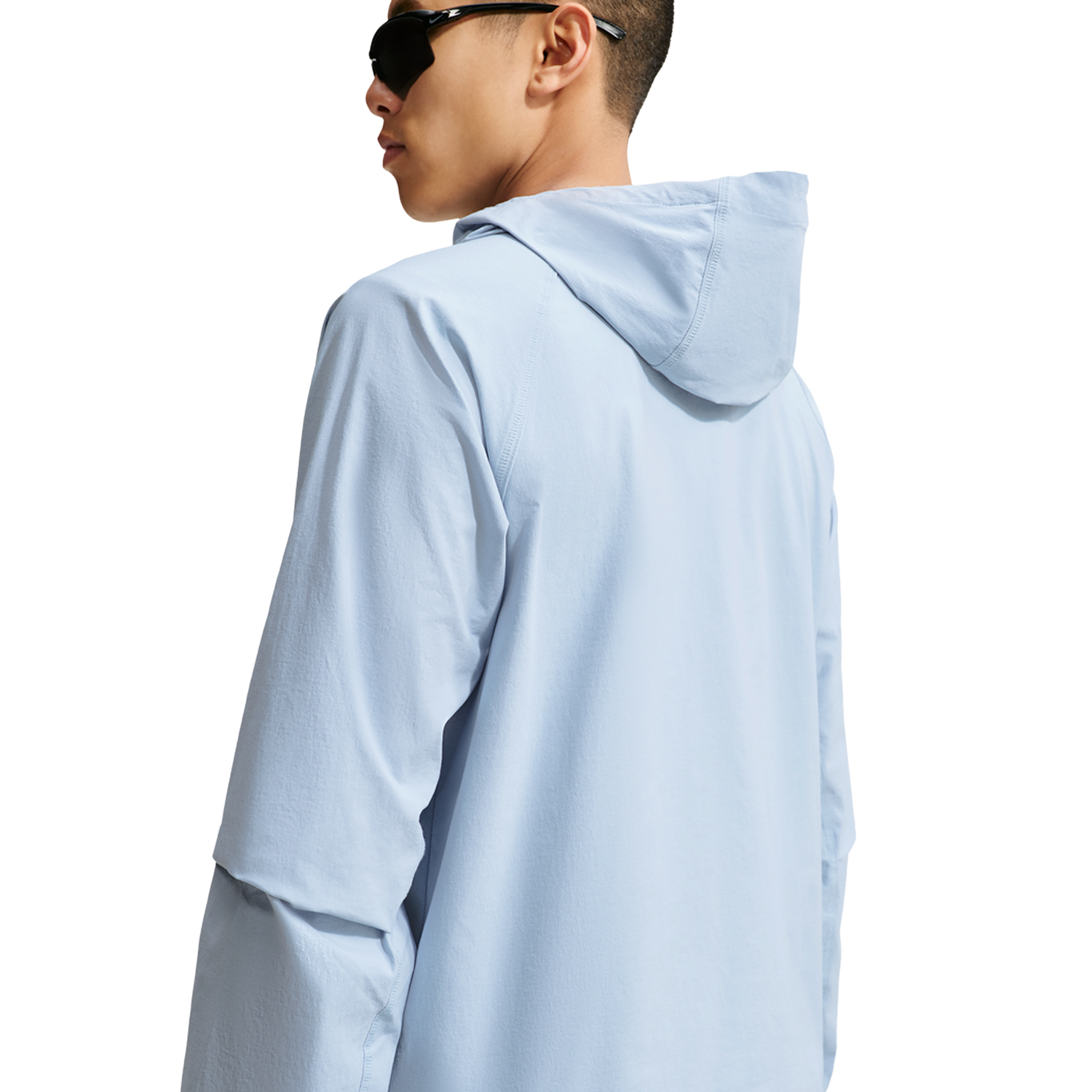 Nike Drifit Tech Woven Windrunner FZ Jacket - Men's - Light Armory Blue/Light Armory Blue/Black