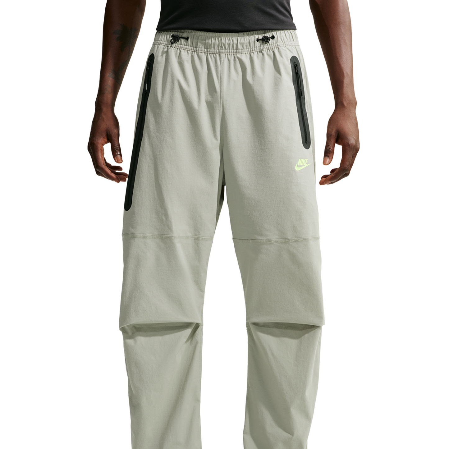 Nike Drifit Tech Woven Pant - Men's - Spruce Fog/Barely Volt/Spruce Fog