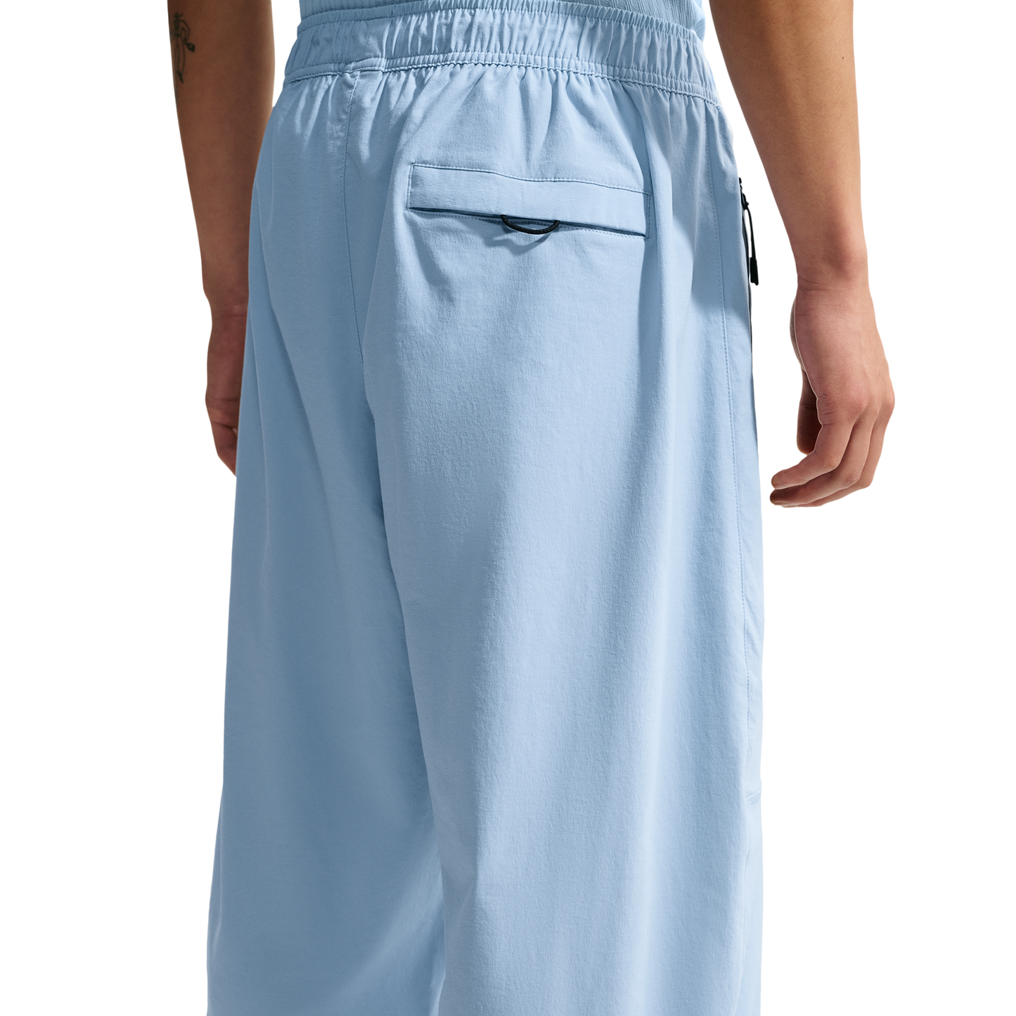 Nike Drifit Tech Woven Pant - Men's - Black/Light Armory Blue/Light Armory Blue