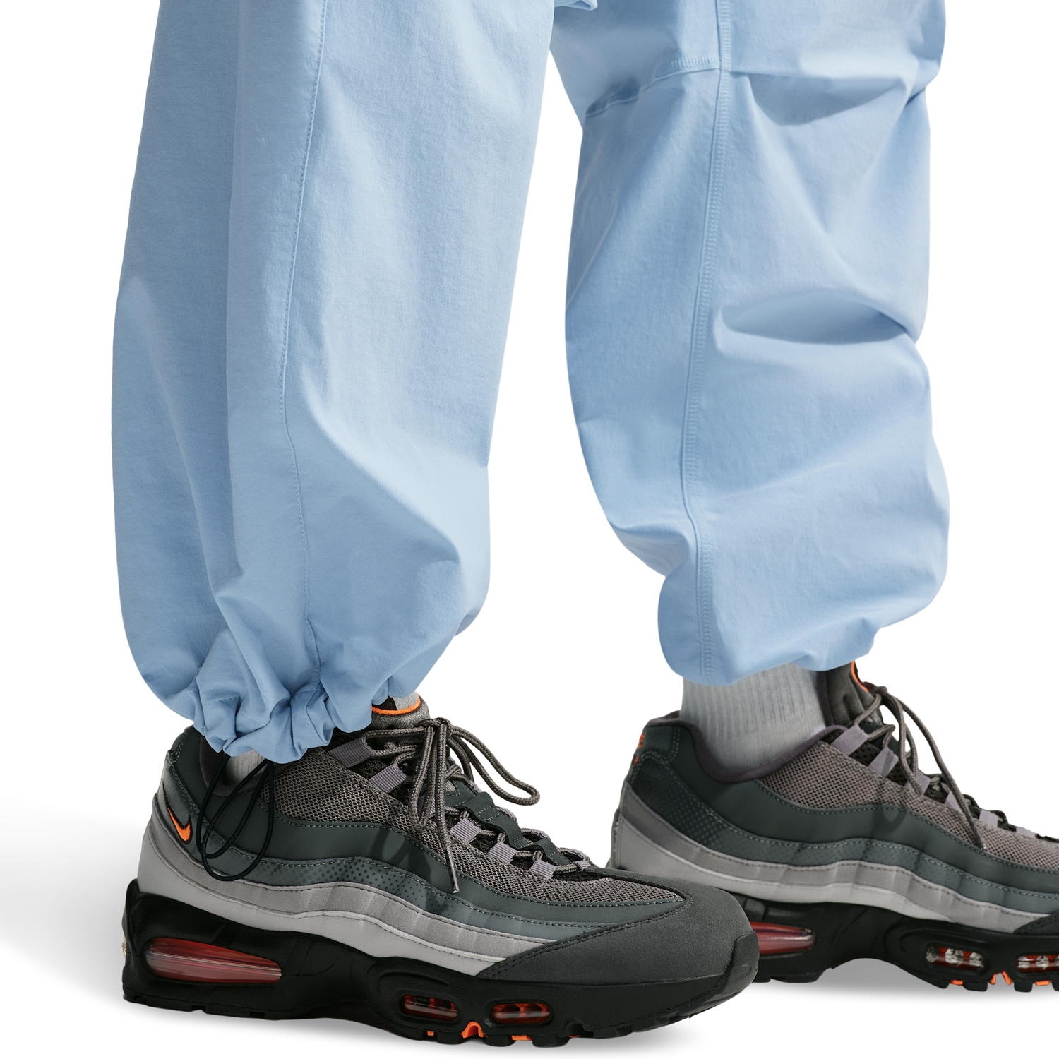 Nike Drifit Tech Woven Pant - Men's - Black/Light Armory Blue/Light Armory Blue