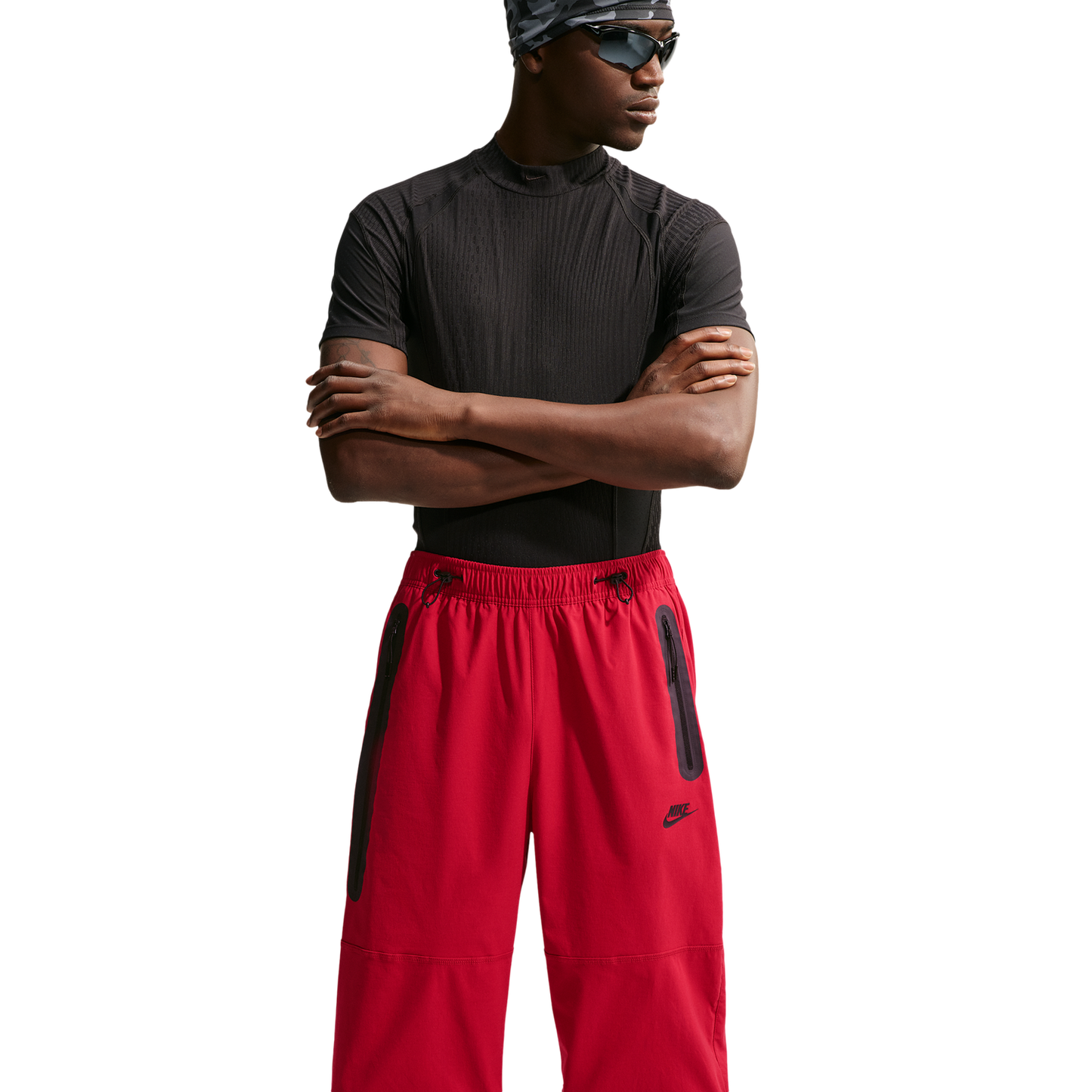 Nike Drifit Tech Woven Pant - Men's - Tough Red/Tough Red/Black