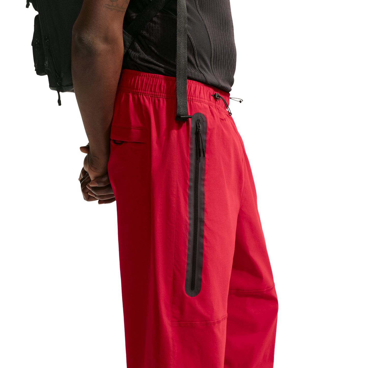 Nike Drifit Tech Woven Pant - Men's - Tough Red/Tough Red/Black