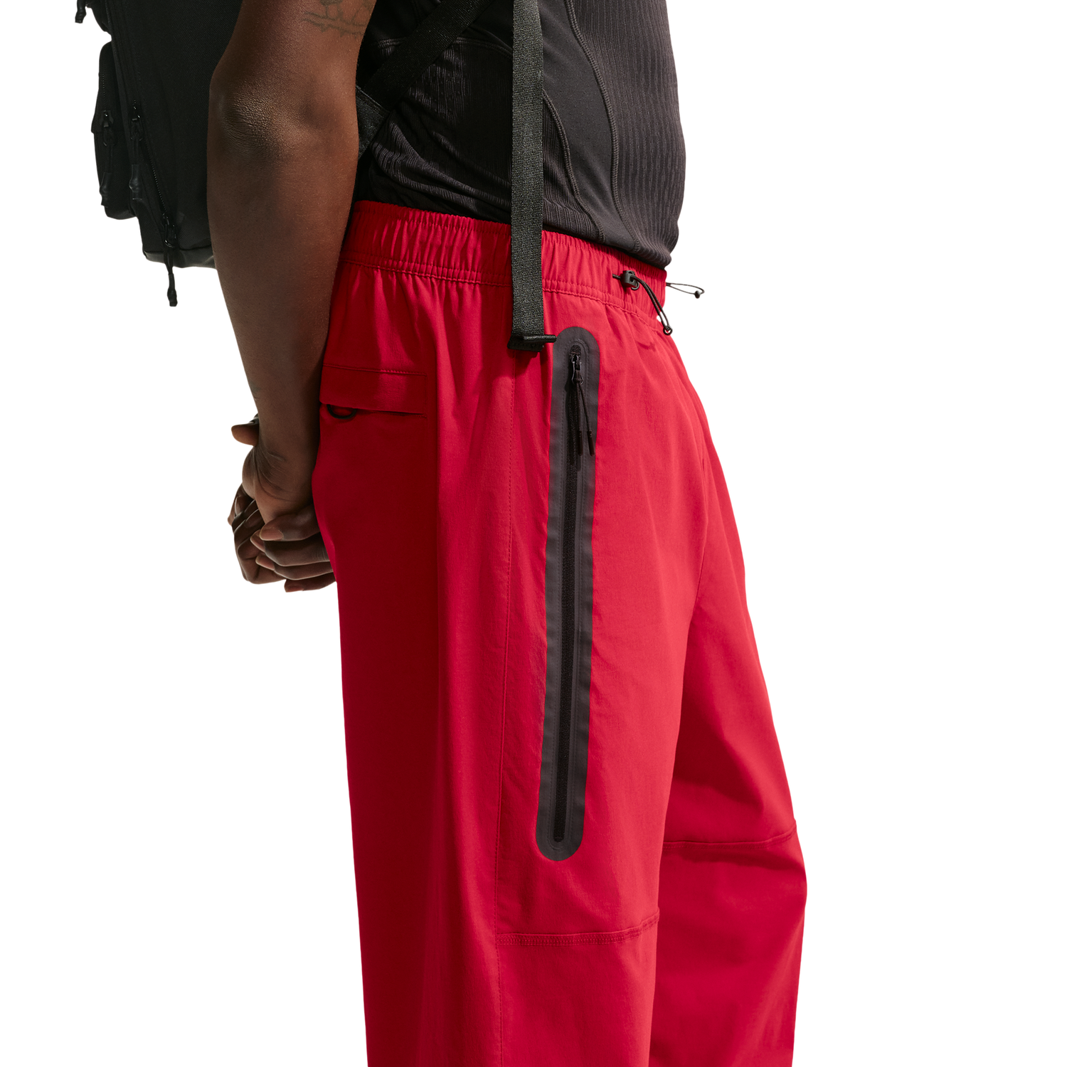 Nike Drifit Tech Woven Pant - Men's - Tough Red/Tough Red/Black