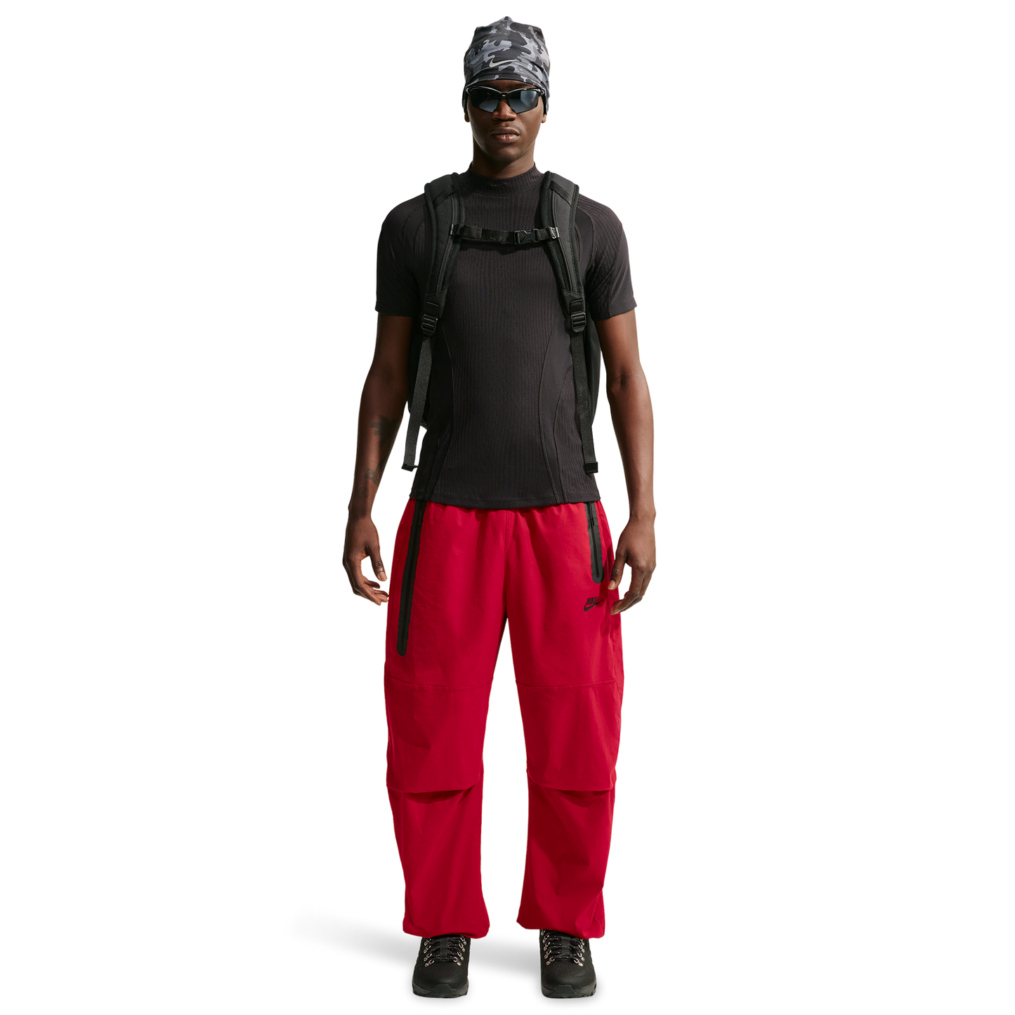 Nike Drifit Tech Woven Pant - Men's - Tough Red/Tough Red/Black