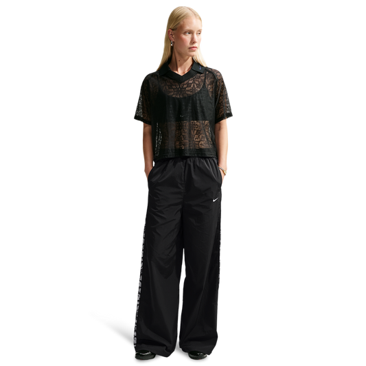 Nike Lace Inset Track Pant - Women's - White/Black/Black