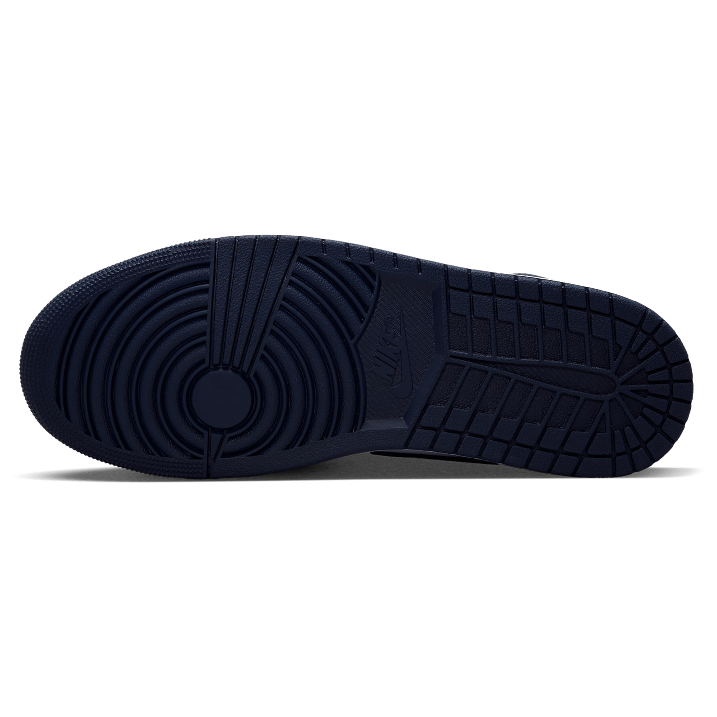 Jordan AJ 1 Mid - Men's - Obsidian/Obsidian/White