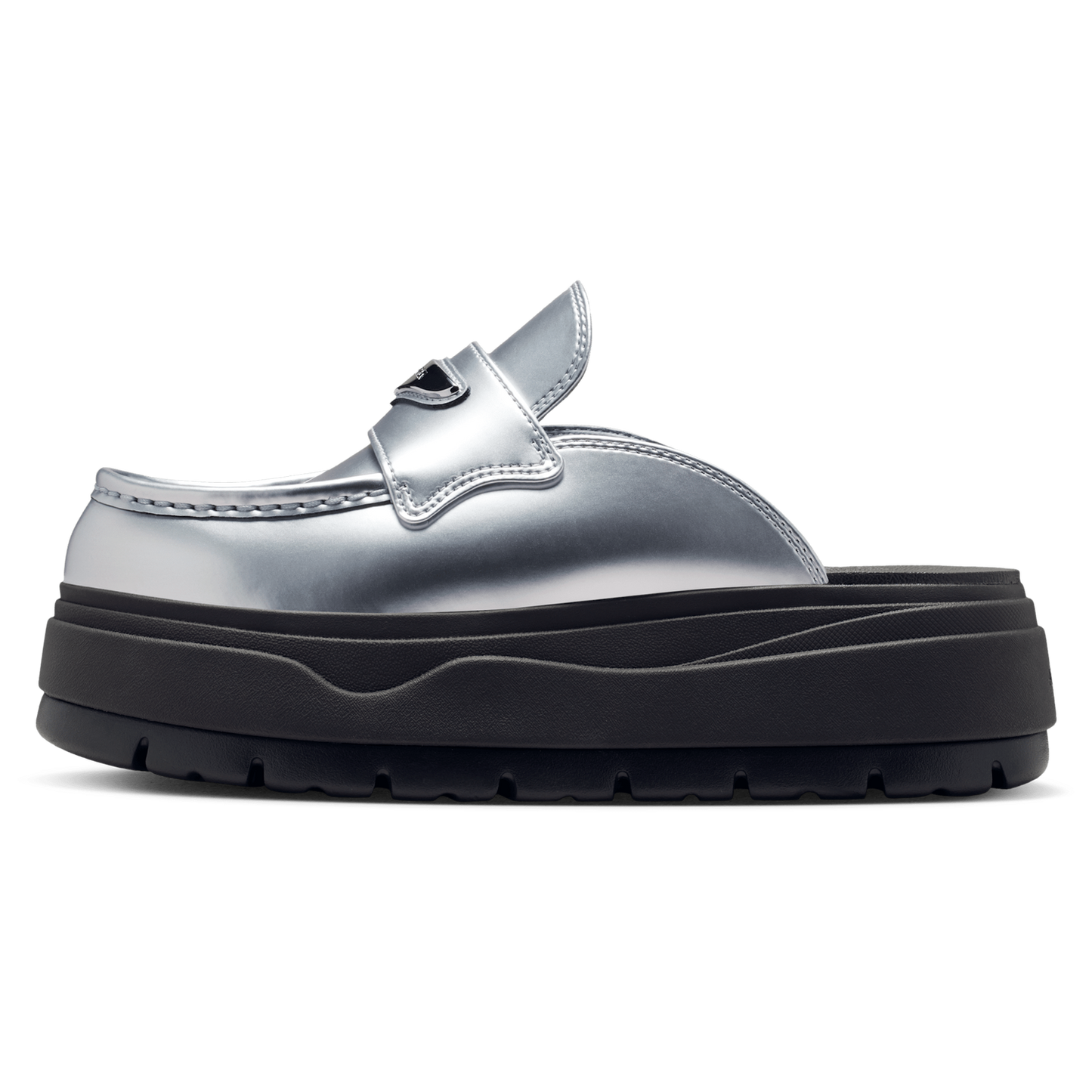 Jordan Air Jordan Mule SE - Women's - Metallic Silver/Metallic Silver/Shadow Brown