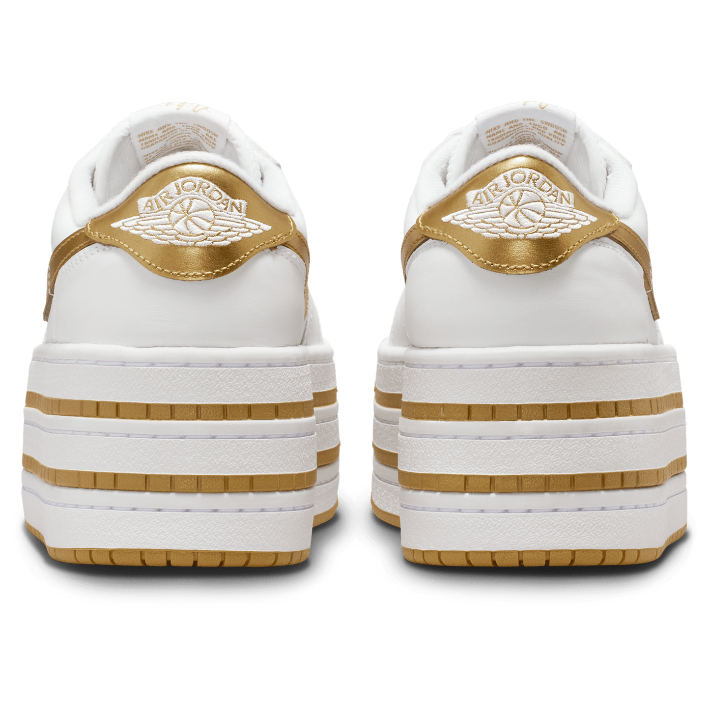 Jordan Aj1 Triple Stack SE - Women's - White/Metallic Gold/White