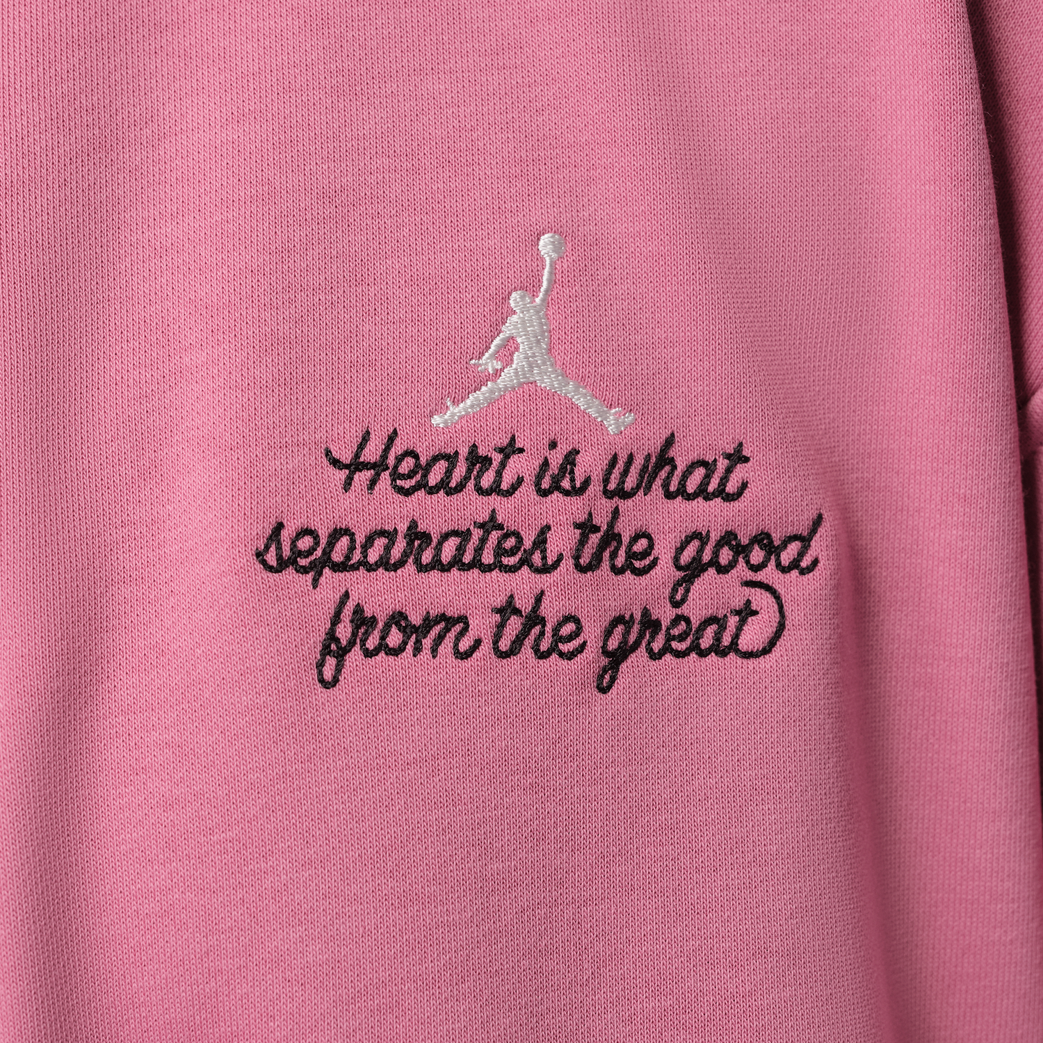 Jordan Brooklyn Fleece FT Qz GFX Crop - Women's - Desert Berry/Sail