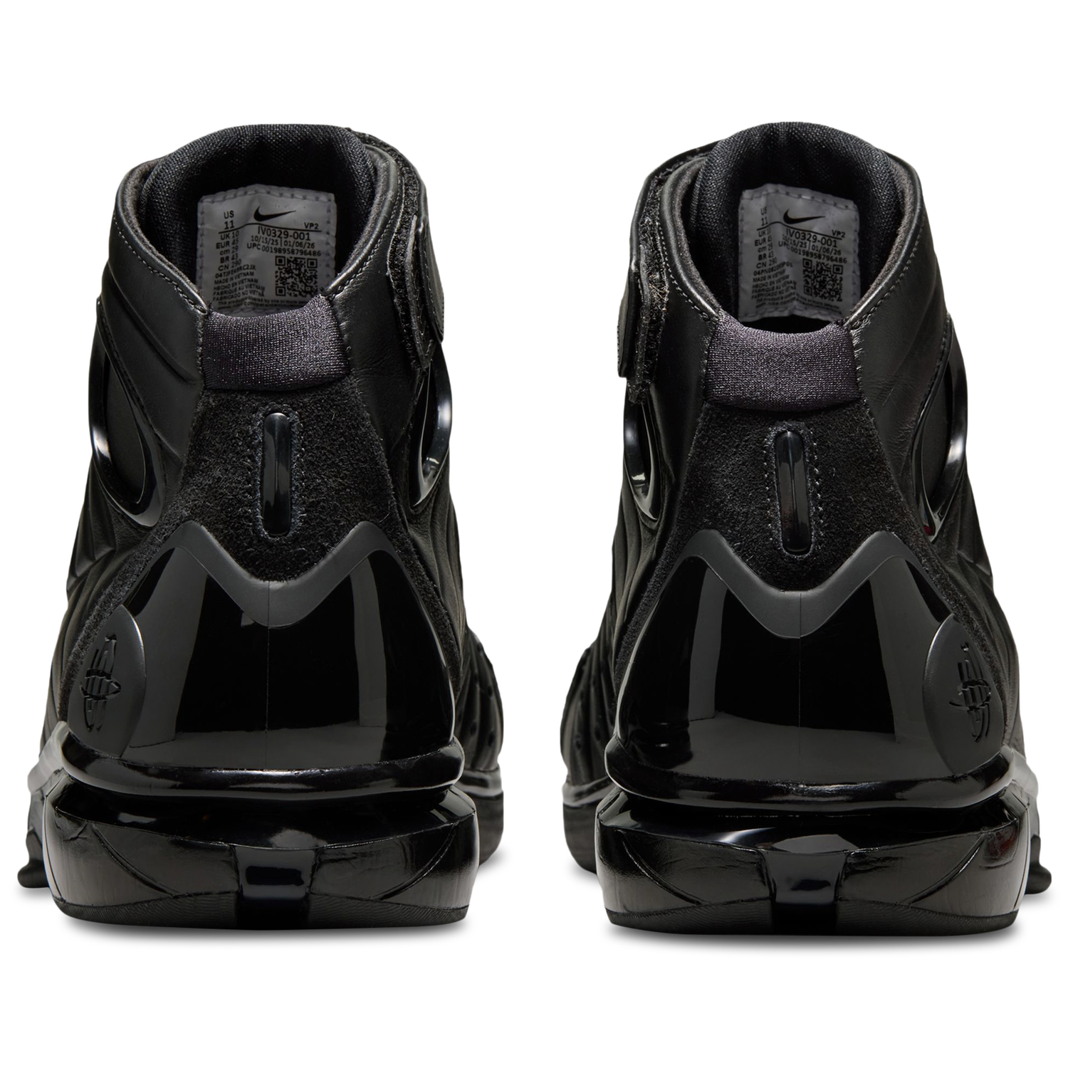 Nike Zoom Huarache 2K4 OT - Men's - Black/Black