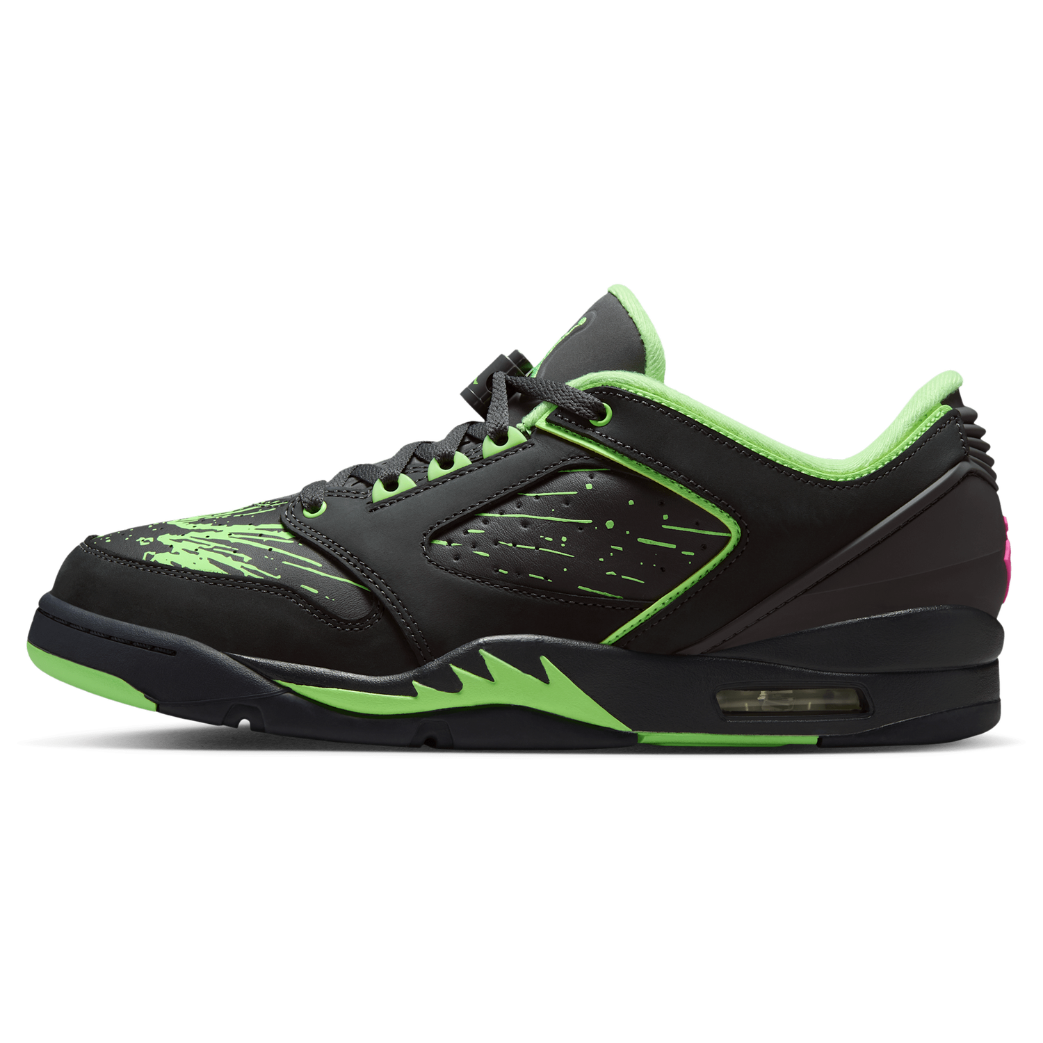 Jordan Sixty Plus Low - Men's - Anthracite/Anthracite/Lime Blast