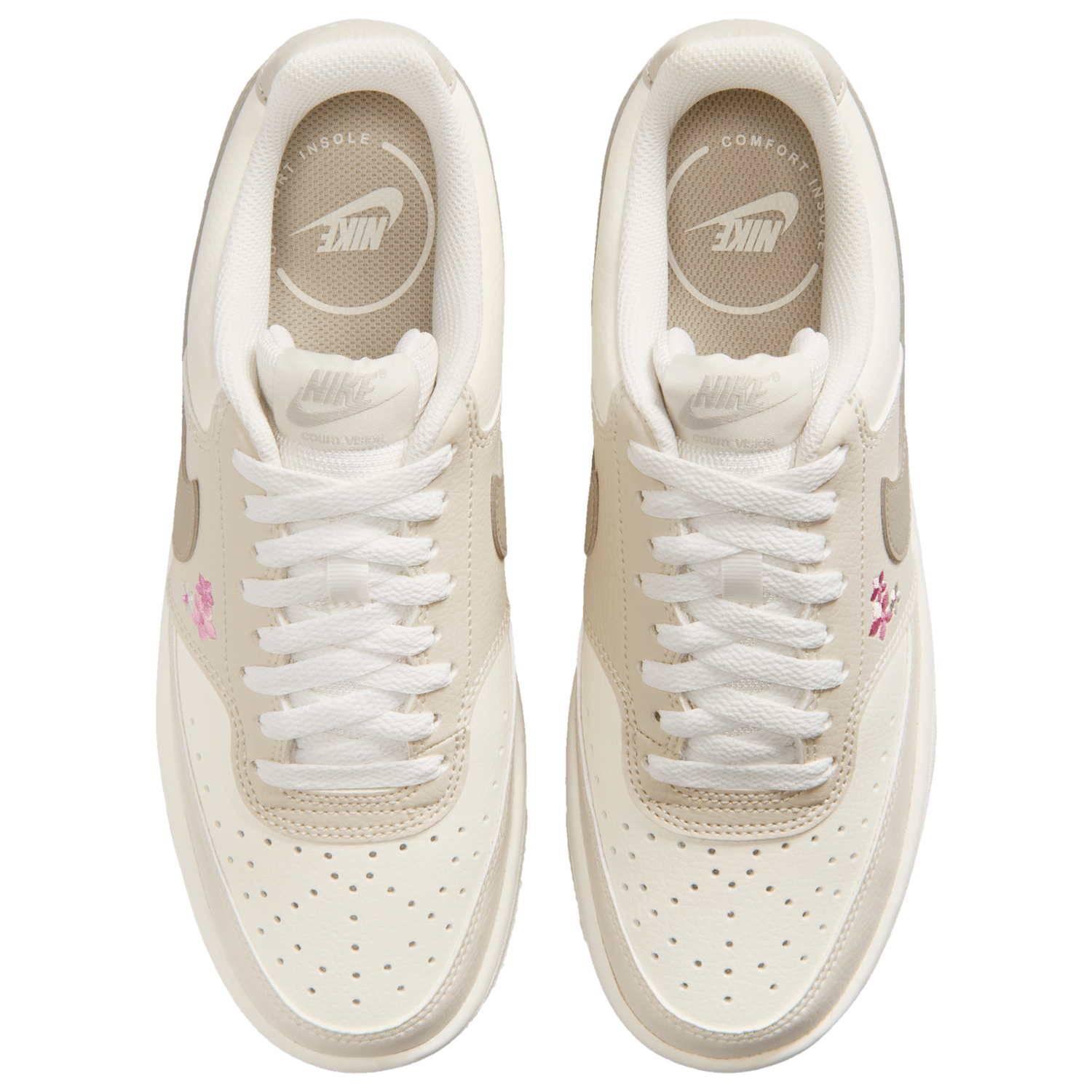 Nike Court Vision Lo SE - Women's - Cream Ii/Sail/Lt Orewood Brn