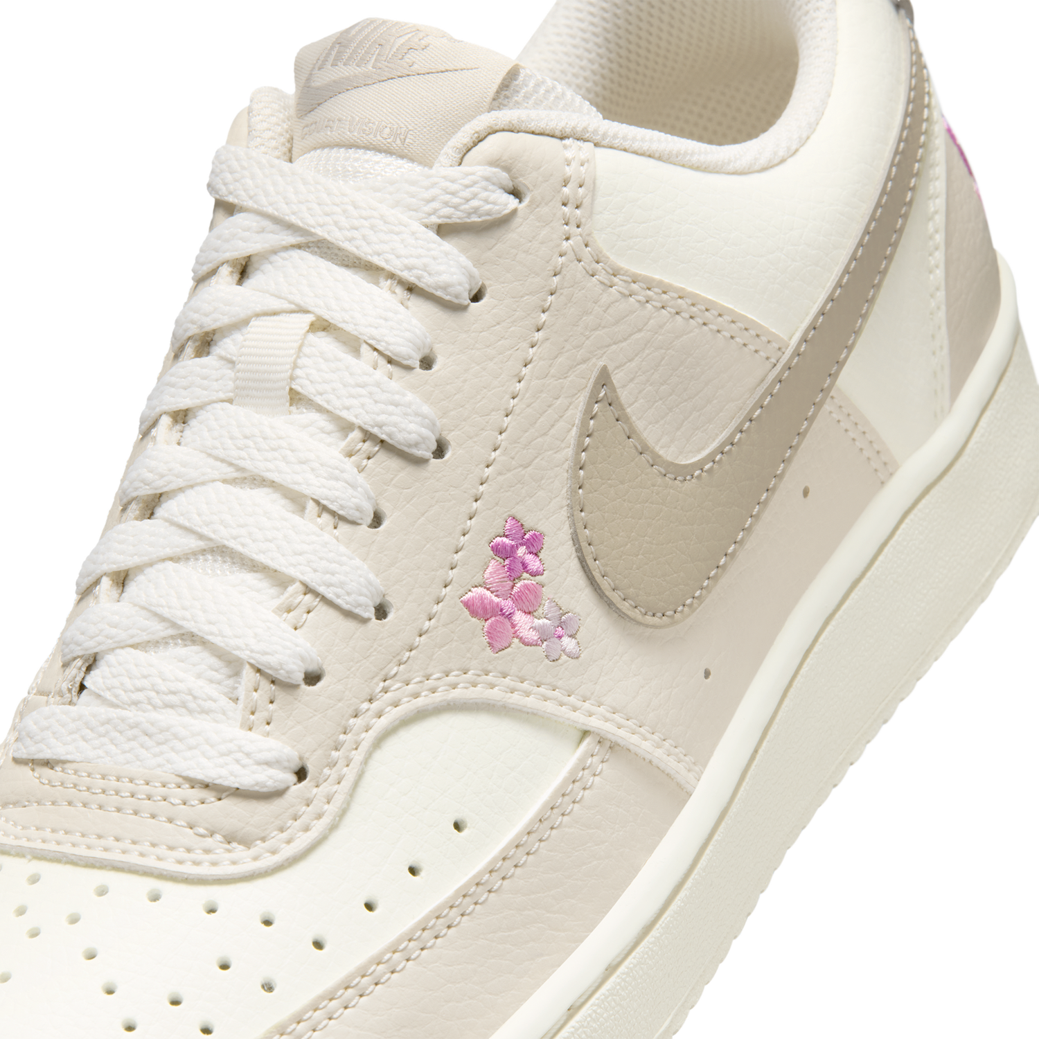 Nike Court Vision Lo SE - Women's - Cream Ii/Sail/Lt Orewood Brn