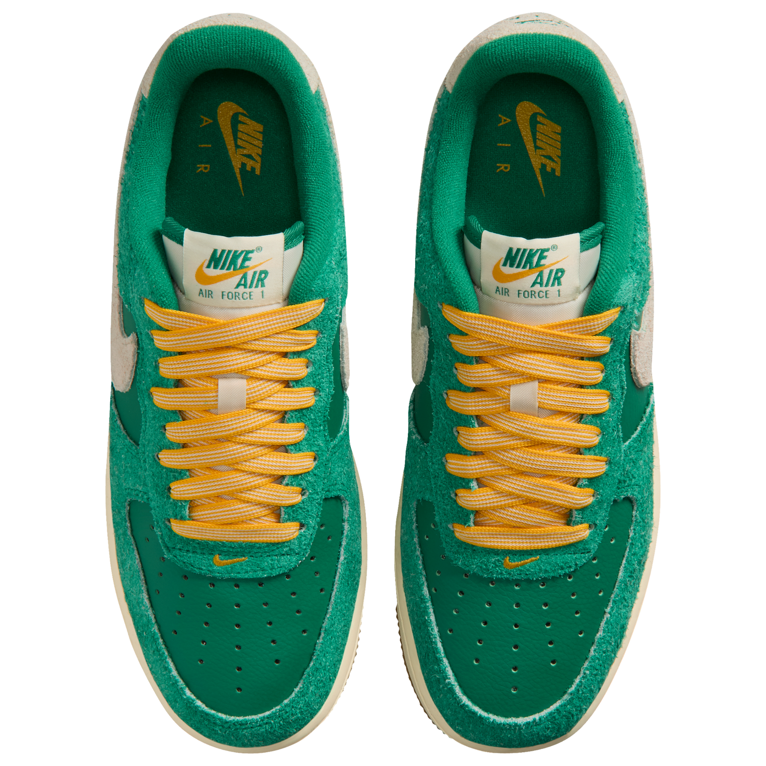 Nike Air Force 1 '07 LE Low - Women's - Malachite/Coconut Milk/Univ Gold