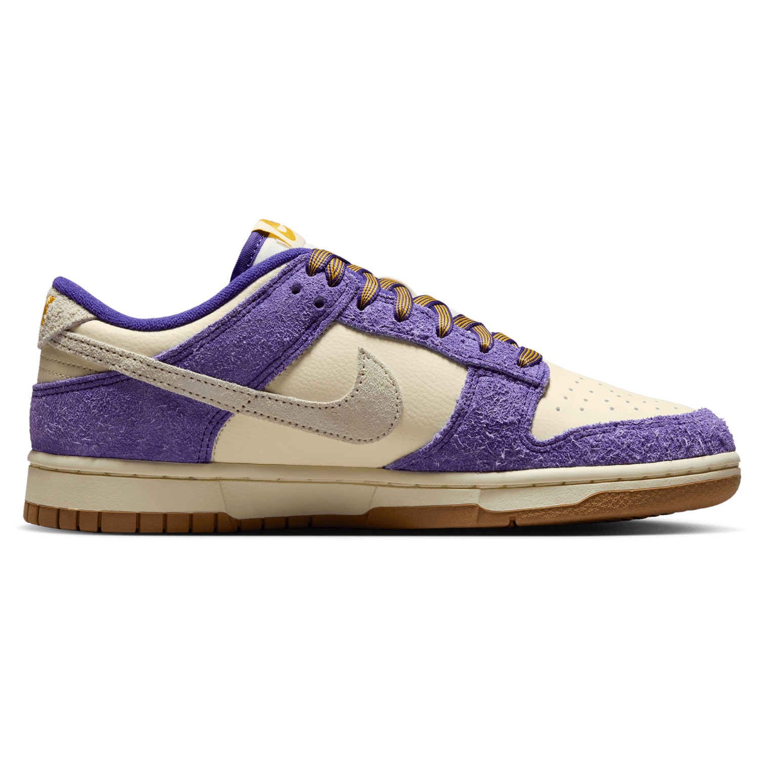 Nike Dunk Low - Women's - Court Purple/Coconut Milk/Univ Gold