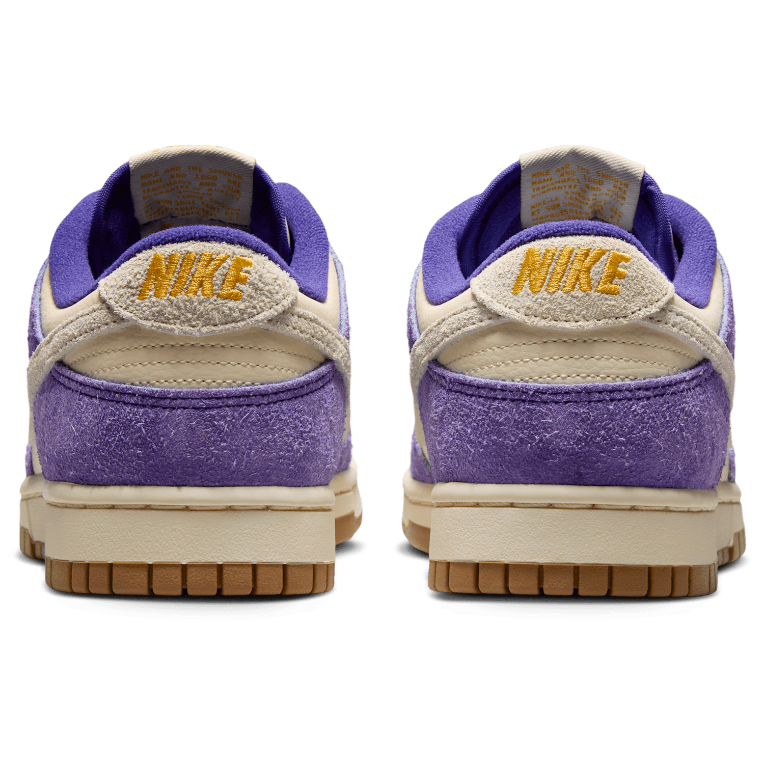 Nike Dunk Low - Women's - Court Purple/Coconut Milk/Univ Gold