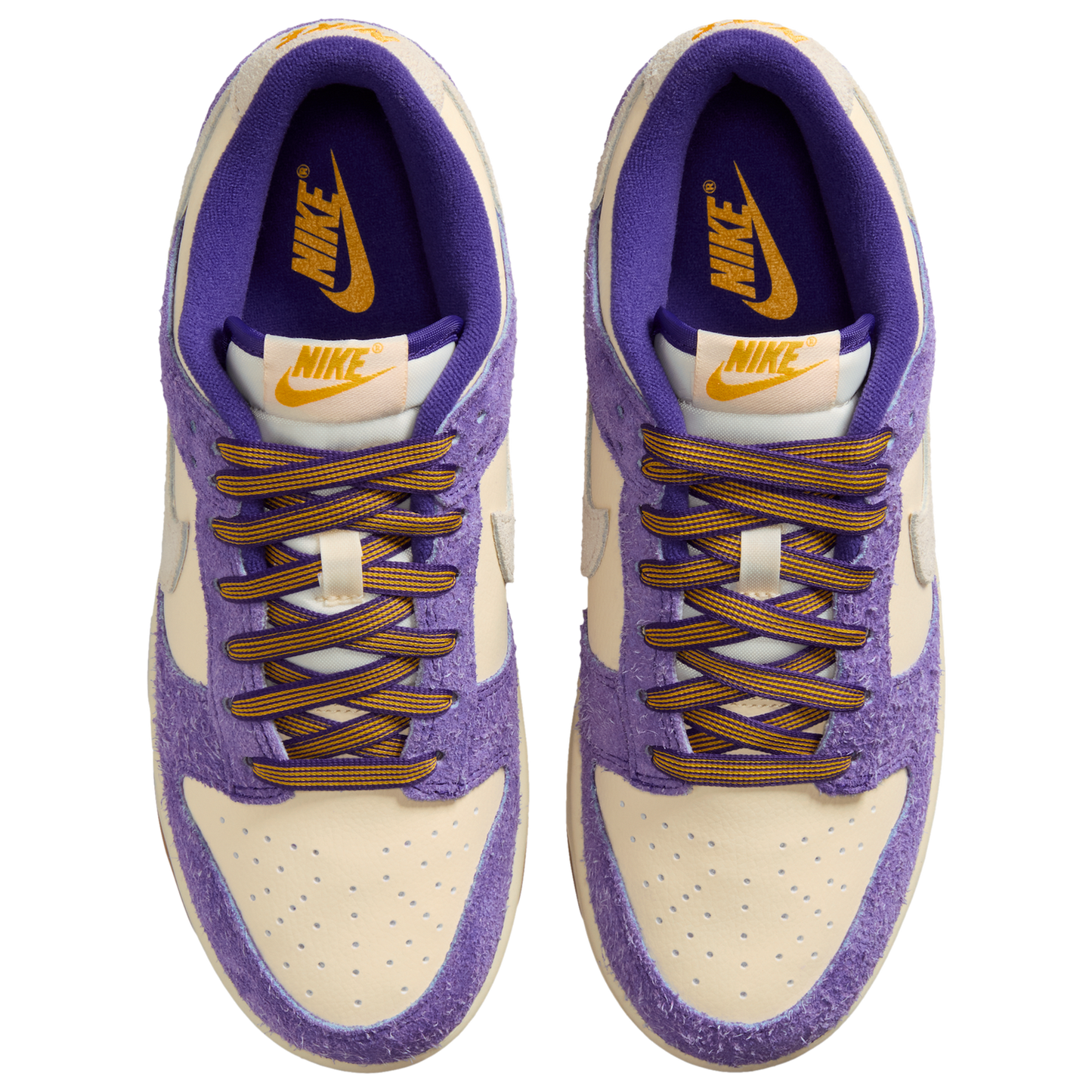 Nike Dunk Low - Women's - Court Purple/Coconut Milk/Univ Gold