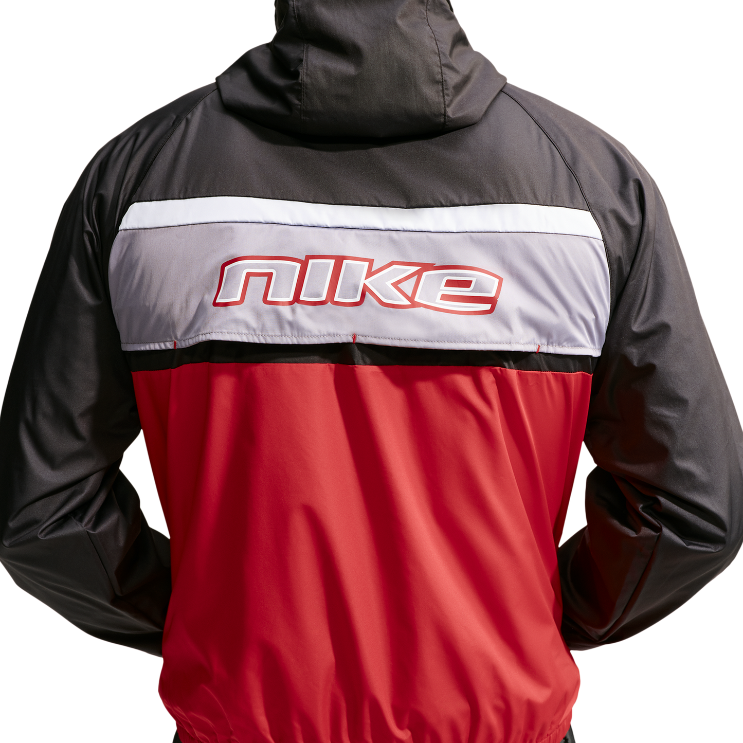 Nike Windrunner Land 26 RMX Jacket - Men's - University Red/Black/Cement Grey