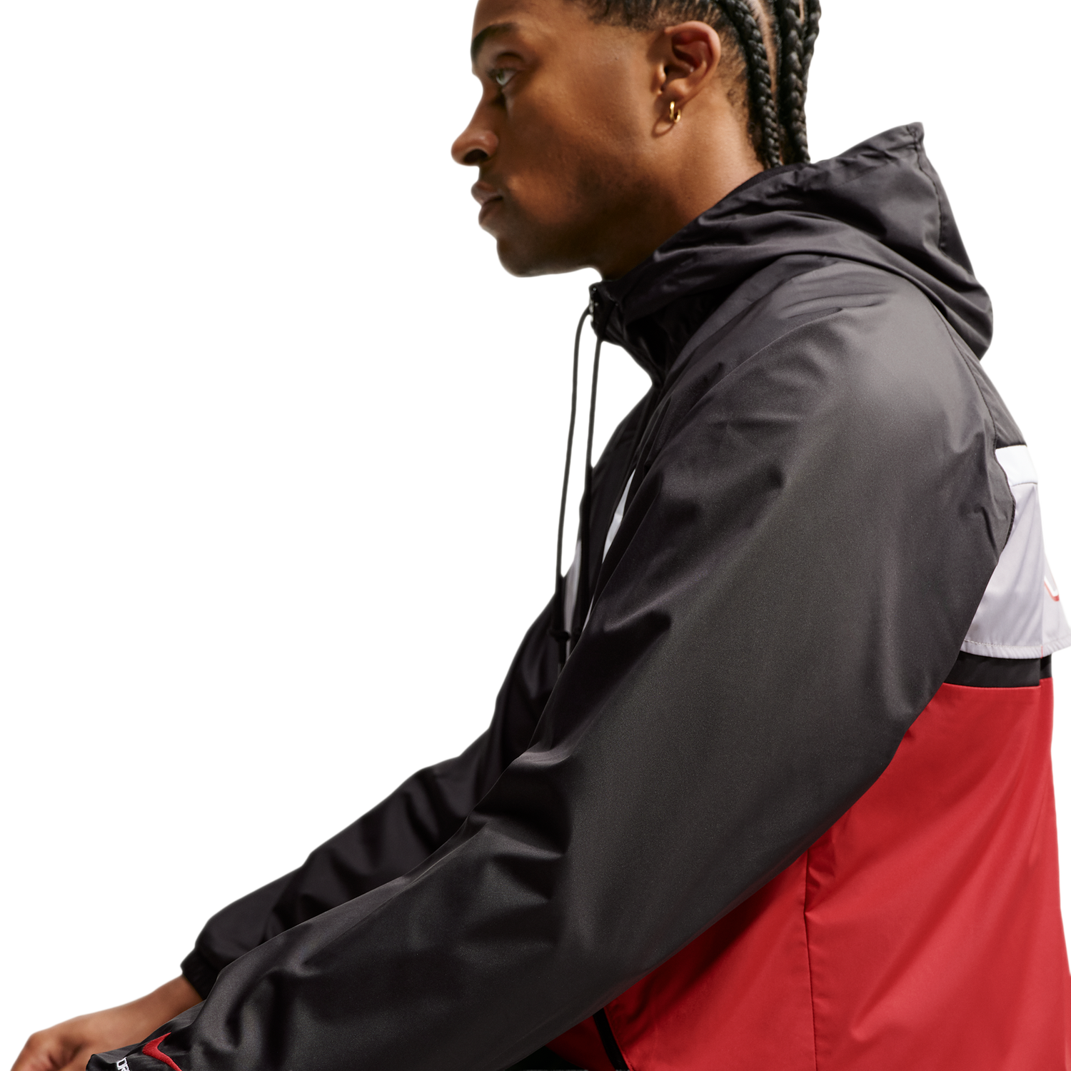 Nike Windrunner Land 26 RMX Jacket - Men's - University Red/Black/Cement Grey