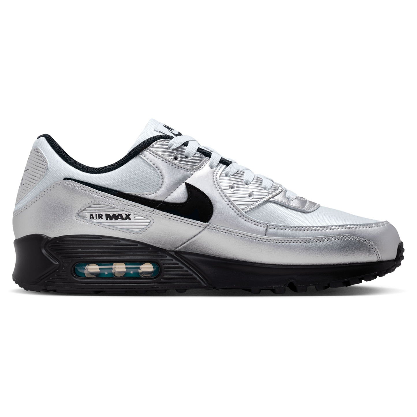Nike Air Max 90 Premiumm Treble 2 - Men's - Chrome/Gamma Blue/Black