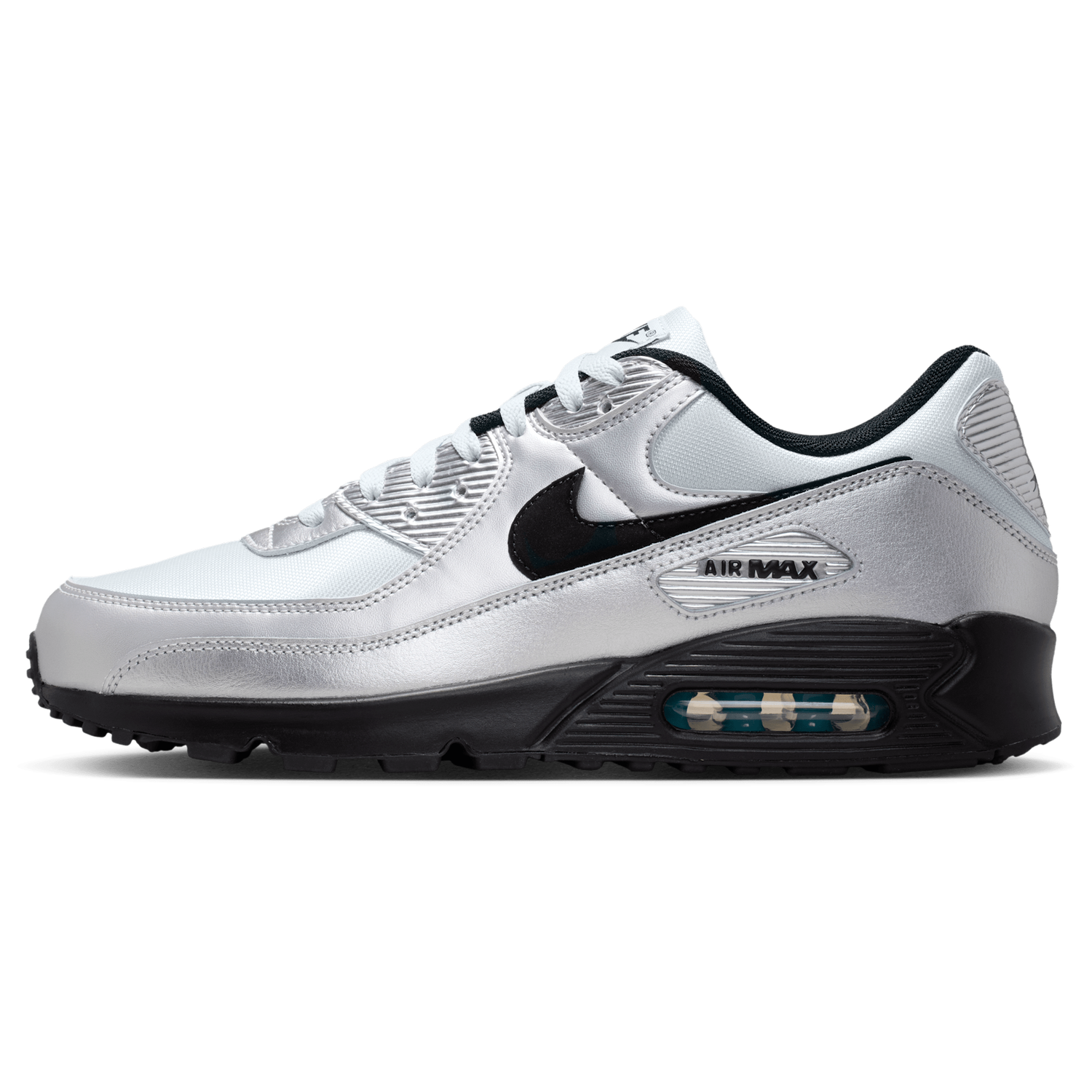 Nike Air Max 90 Premiumm Treble 2 - Men's - Chrome/Gamma Blue/Black