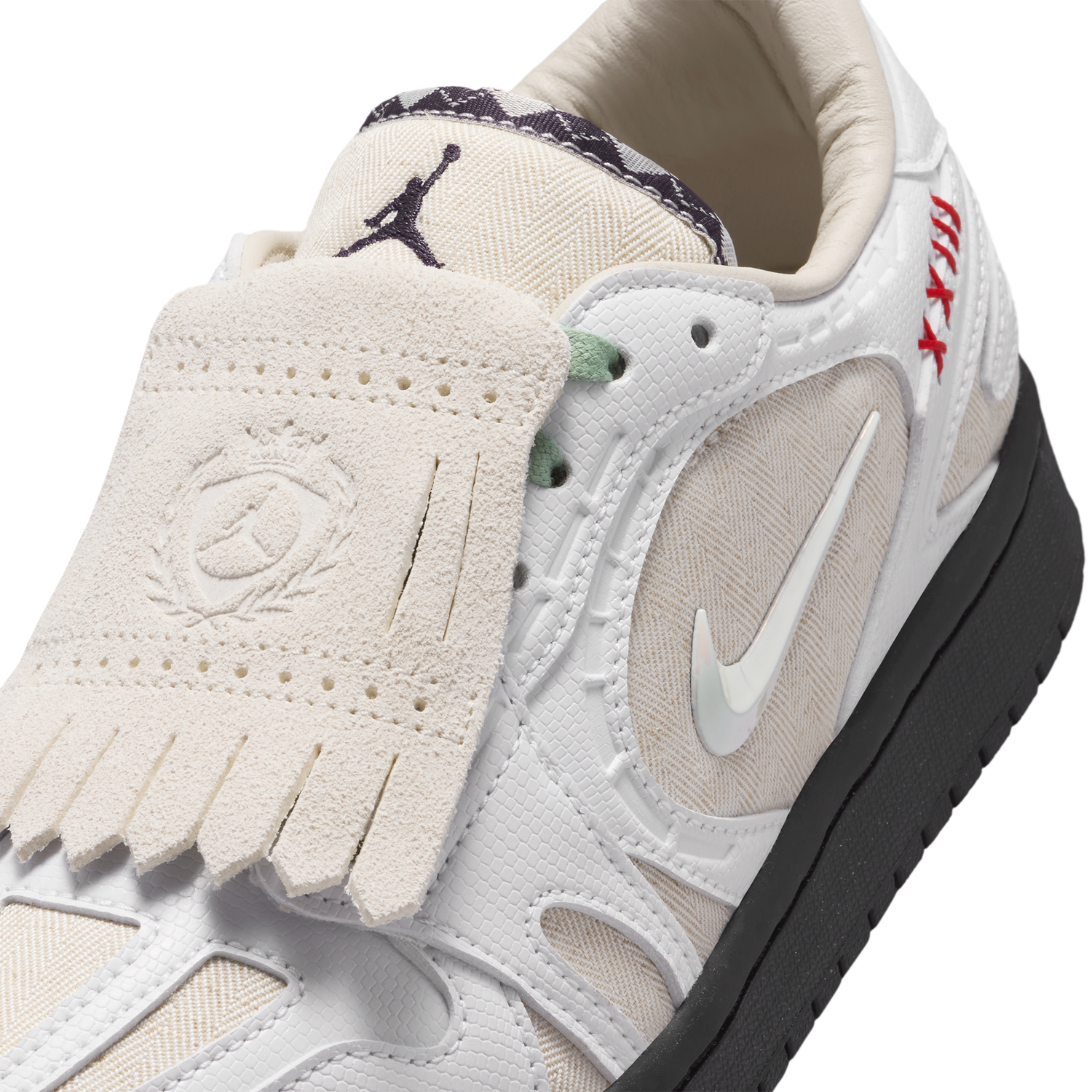 Jordan Air Jordan 1 Mm Low V3 - Women's - Lt Orewood Brn/White/Black