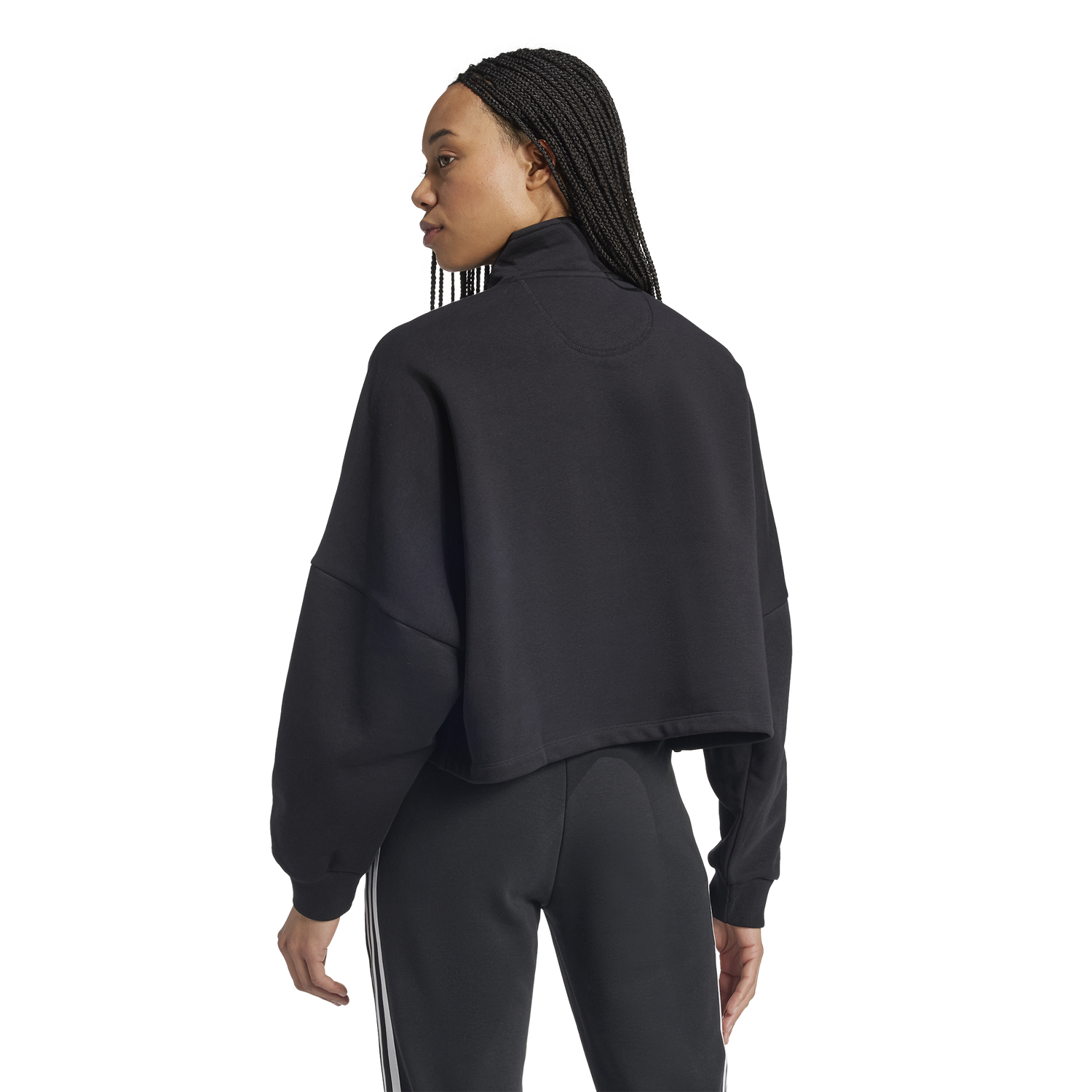 adidas Originals Trefoil Essentials H/Z Sweatshirt - Women's - Black