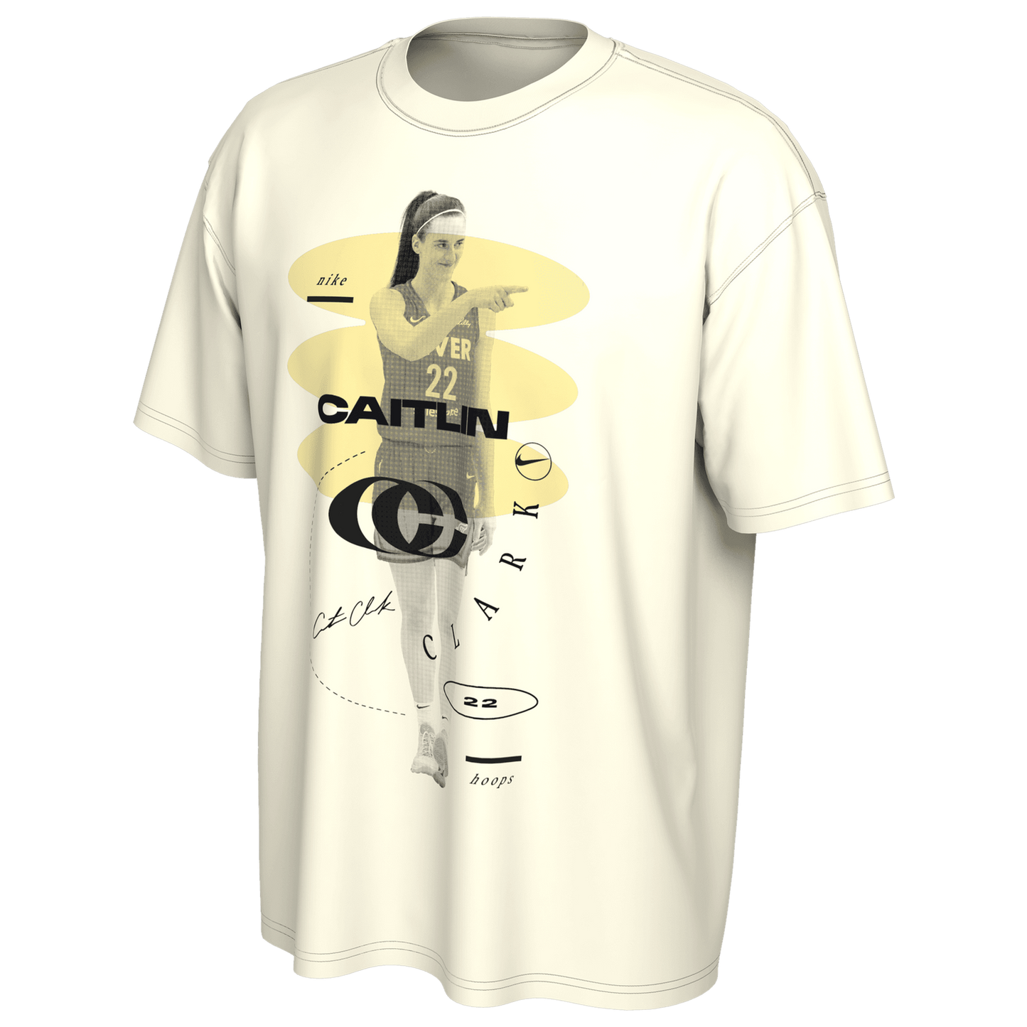 Nike WNBA Caitlin Clark Logo T-Shirt - Women's - Sail